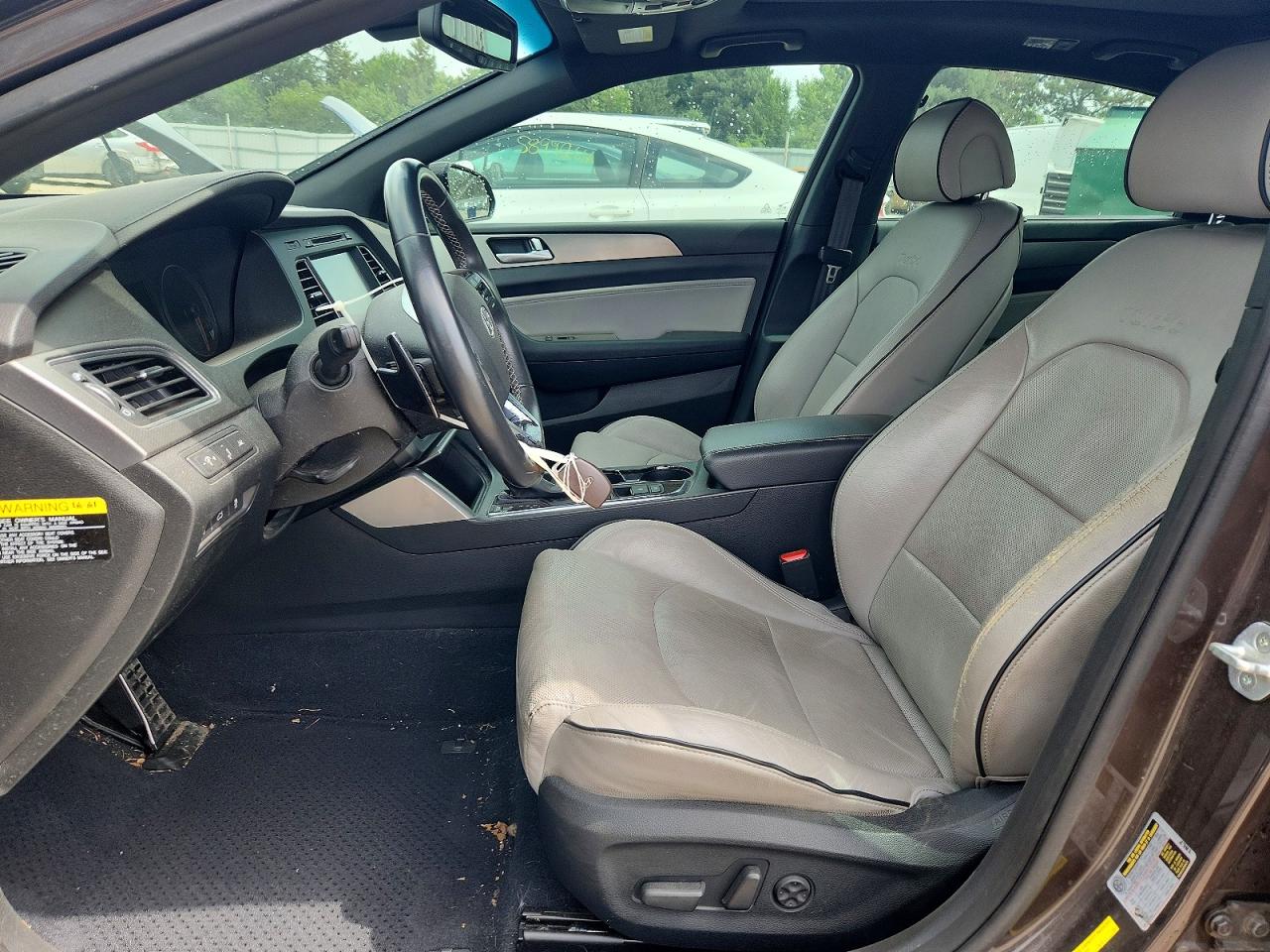 2015 Hyundai Sonata Sport 2.0t Gray vin: 5NPE34AB1FH041589