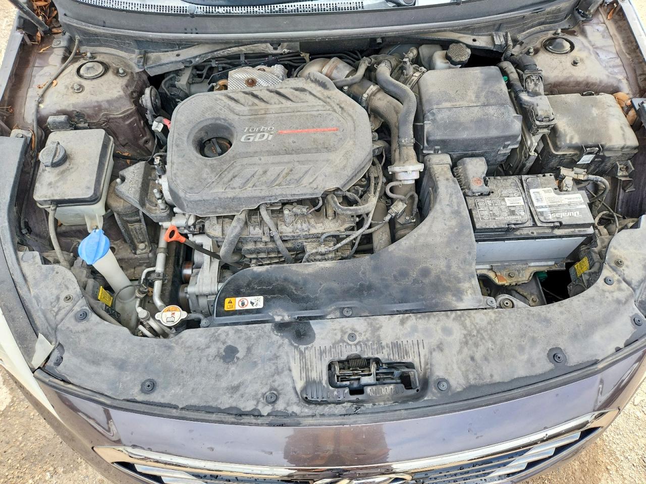2015 Hyundai Sonata Sport 2.0t Gray vin: 5NPE34AB1FH041589