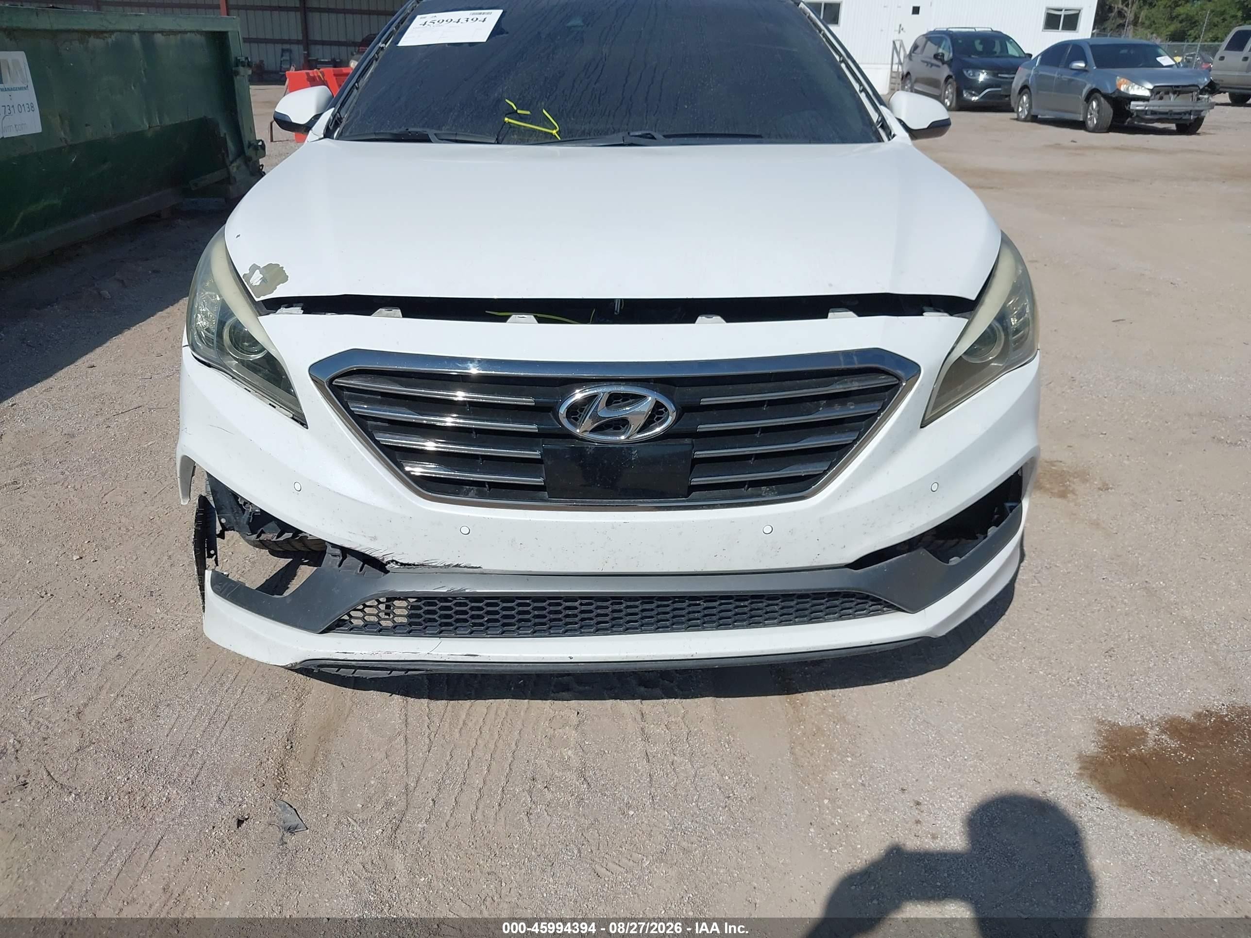 2015 Hyundai Sonata Limited 2.0t White vin: 5NPE34AB1FH163546