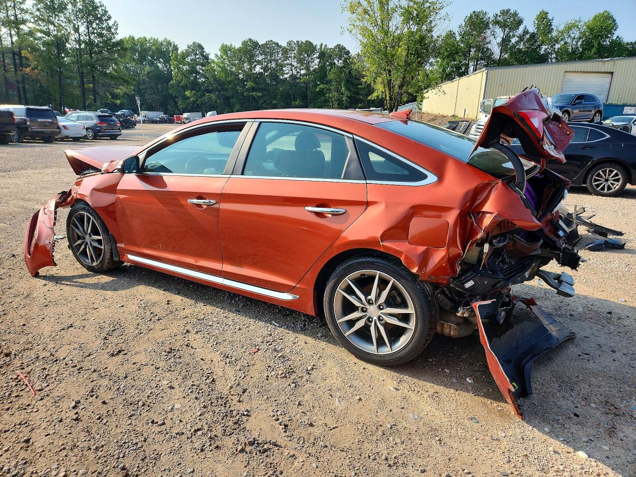 2015 Hyundai Sonata Sport 2.0t Orange vin: 5NPE34AB1FH171002