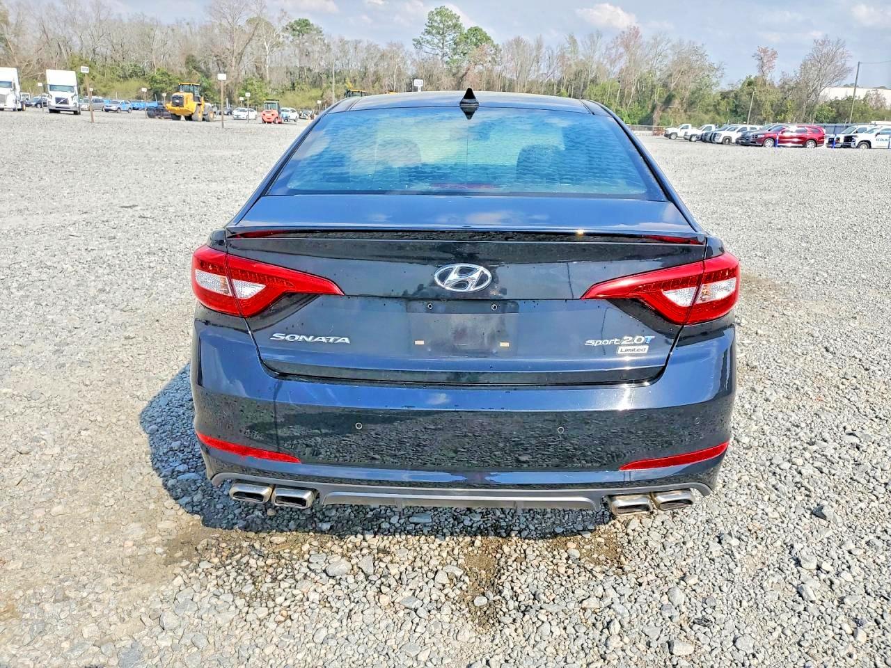 2015 Hyundai Sonata Limited 2.0t Black vin: 5NPE34AB1FH197454