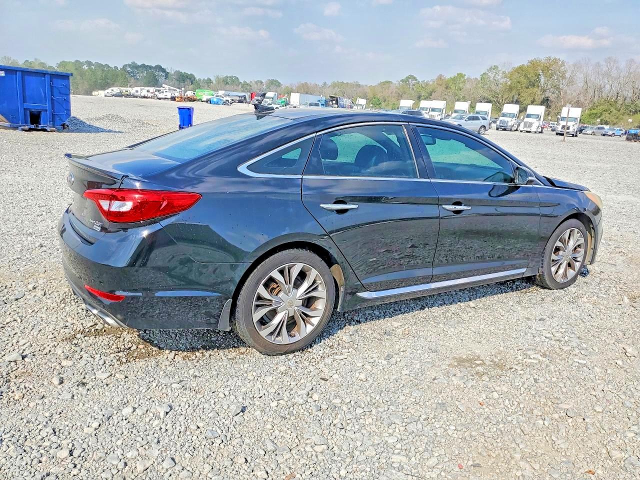 2015 Hyundai Sonata Limited 2.0t Black vin: 5NPE34AB1FH197454