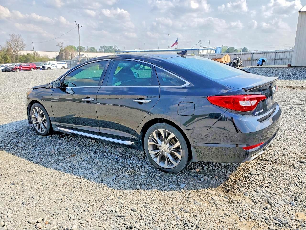 2015 Hyundai Sonata Limited 2.0t Black vin: 5NPE34AB1FH197454