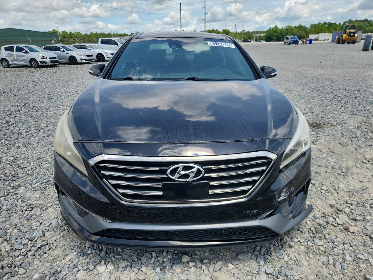 2015 Hyundai Sonata Limited 2.0t Black vin: 5NPE34AB1FH197454 Damage: Left Head Lamp, Faded, Repair Required