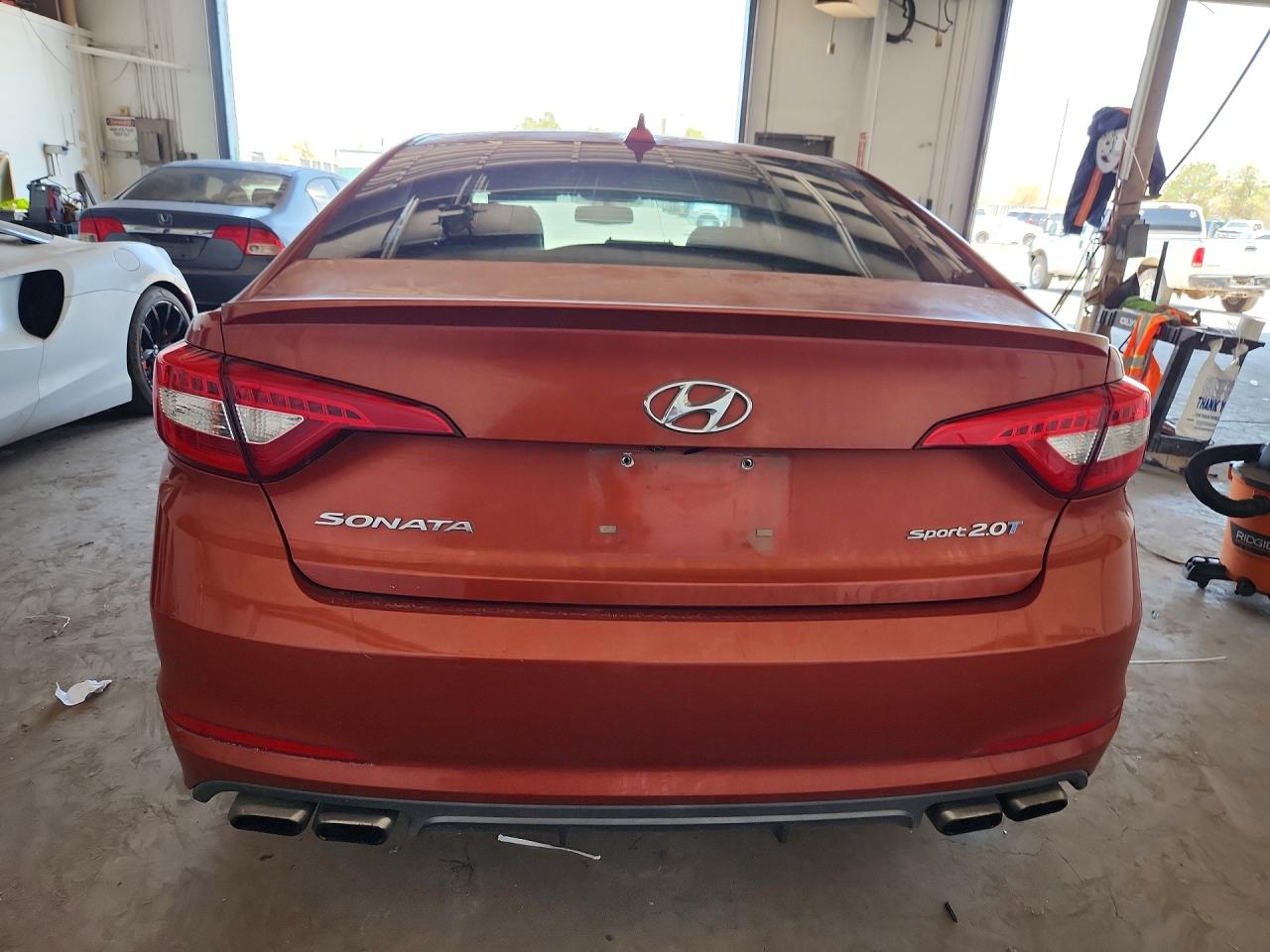 2015 Hyundai Sonata Sport 2.0t Orange vin: 5NPE34AB1FH211224