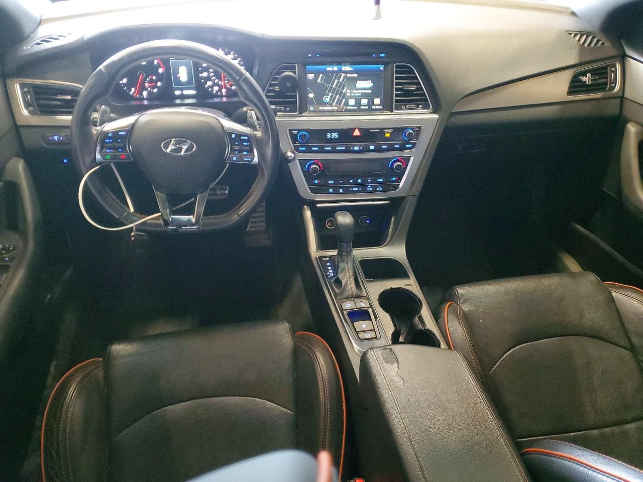 2015 Hyundai Sonata Limited 2.0t Black vin: 5NPE34AB1FH248256