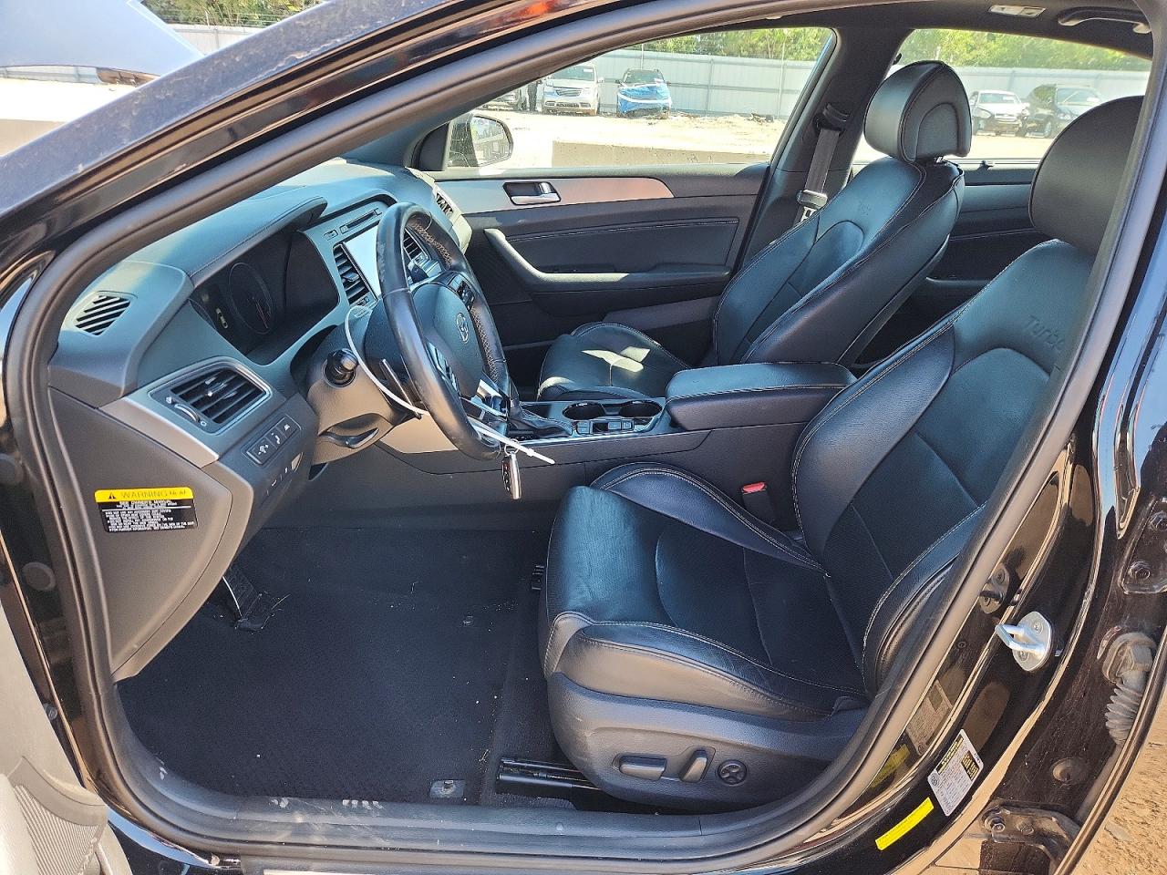 2015 Hyundai Sonata Limited 2.0t Black vin: 5NPE34AB1FH251822