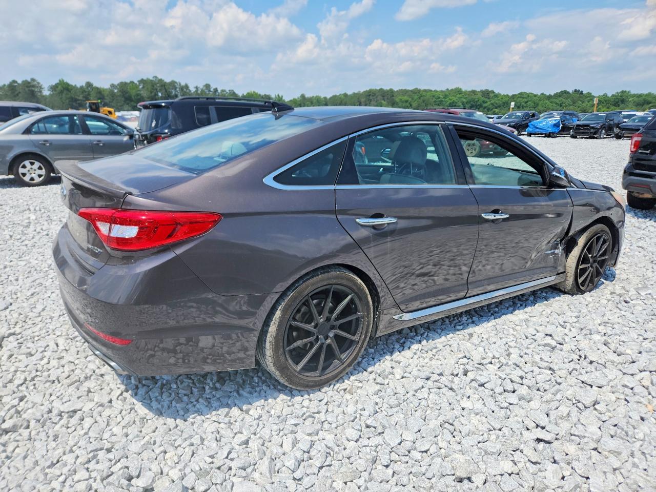 2015 Hyundai Sonata Sport 2.0t Gray vin: 5NPE34AB2FH085276