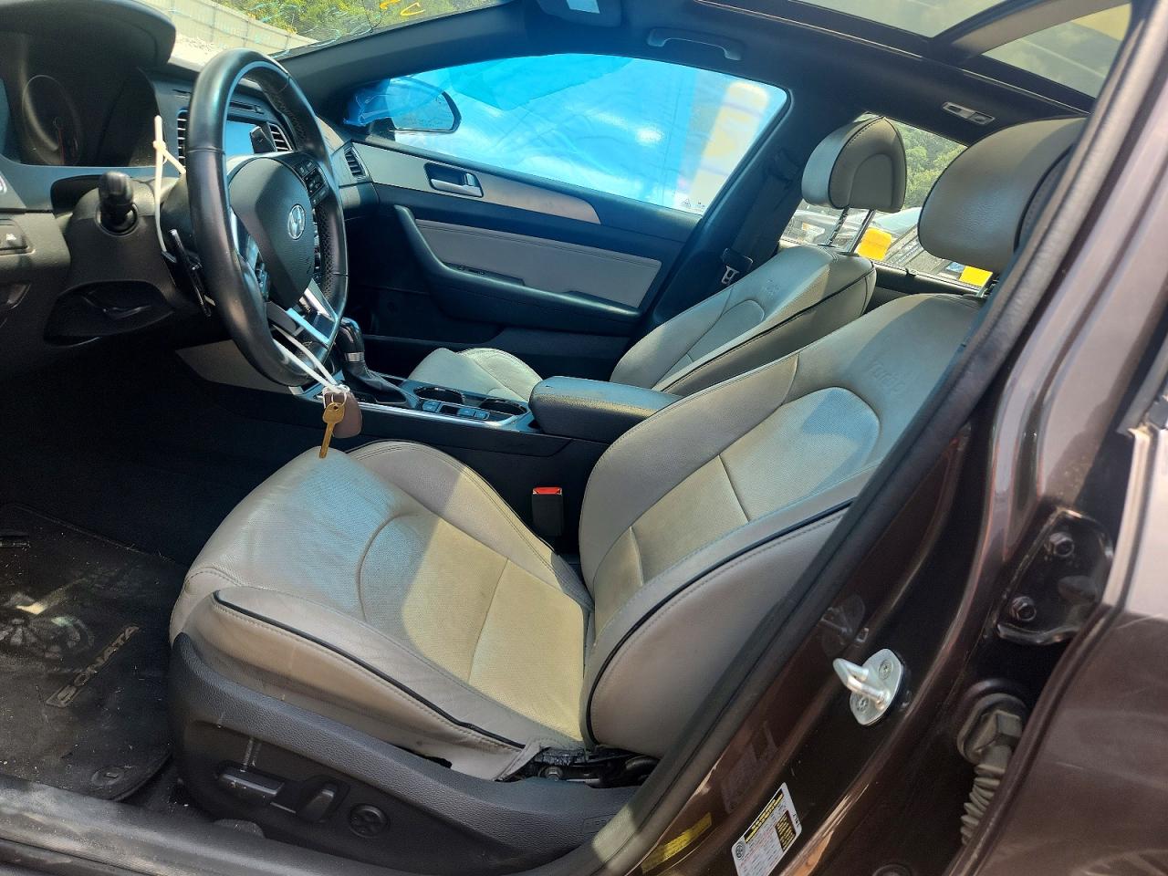 2015 Hyundai Sonata Sport 2.0t Gray vin: 5NPE34AB2FH085276