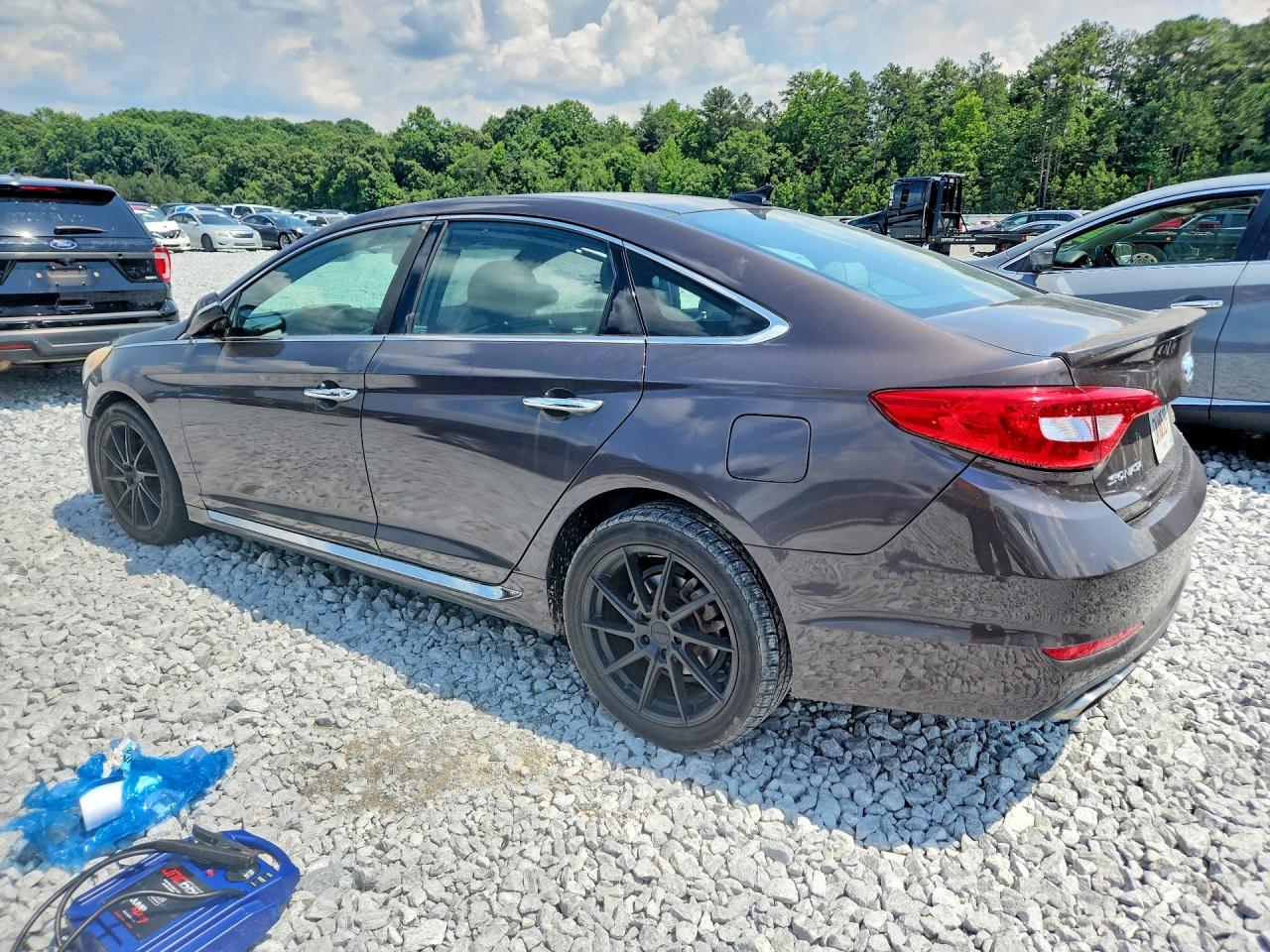 2015 Hyundai Sonata Sport 2.0t Gray vin: 5NPE34AB2FH085276