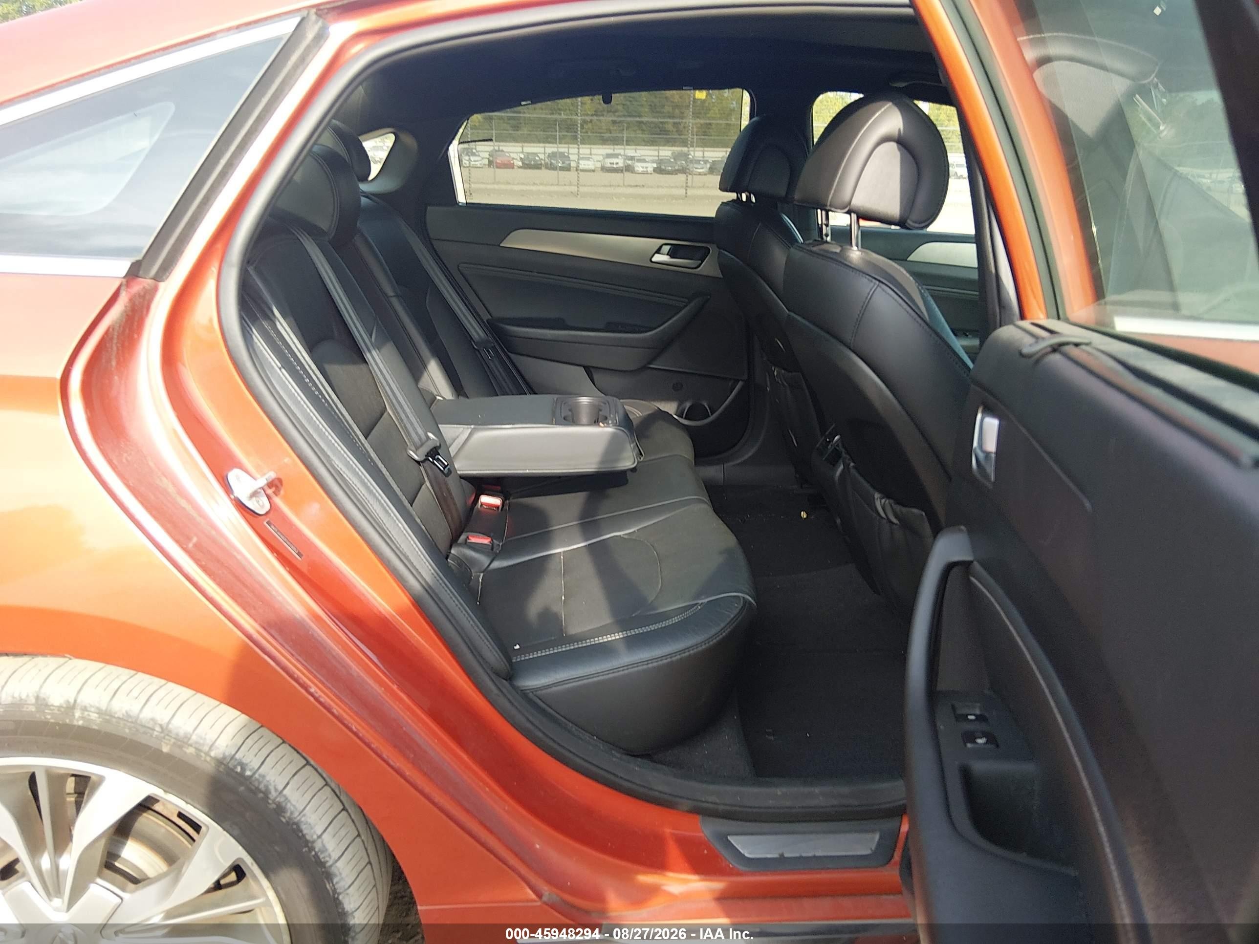 2015 Hyundai Sonata Limited 2.0t Orange vin: 5NPE34AB2FH115053