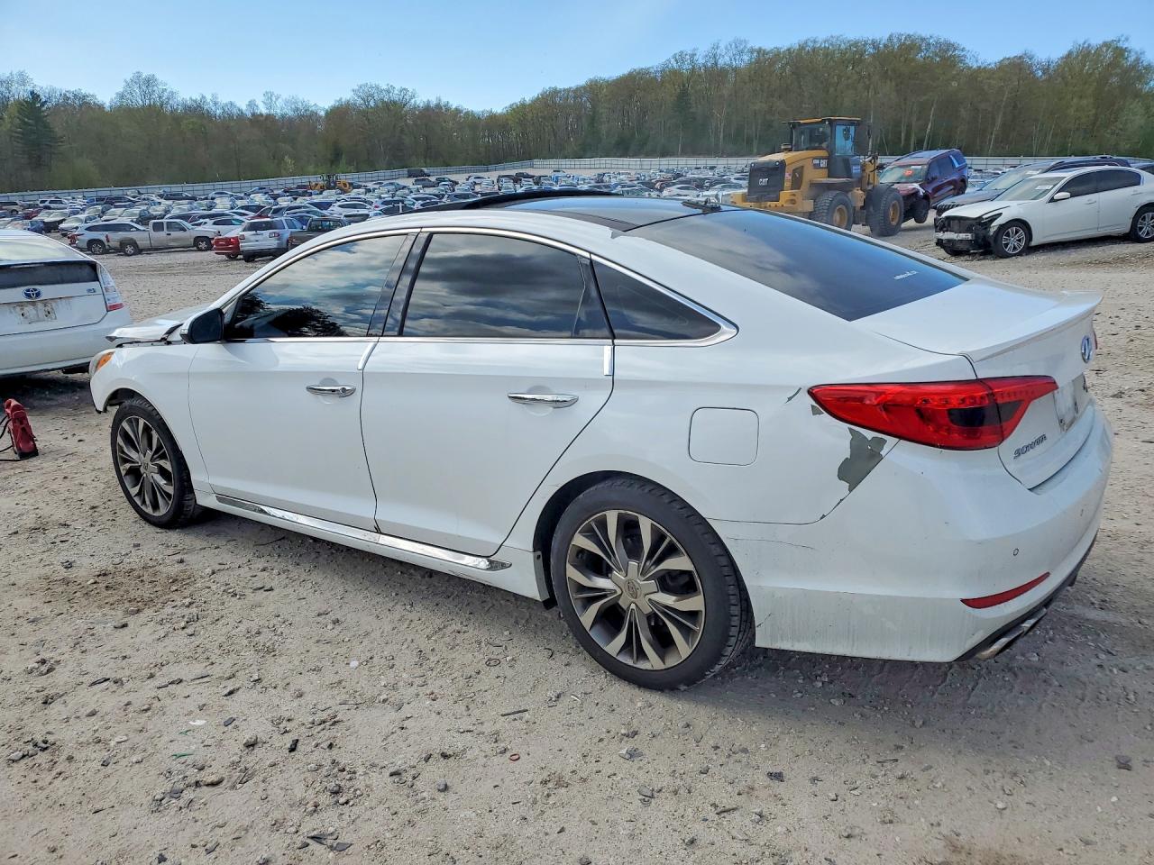 2015 Hyundai Sonata Limited 2.0t White vin: 5NPE34AB2FH125193