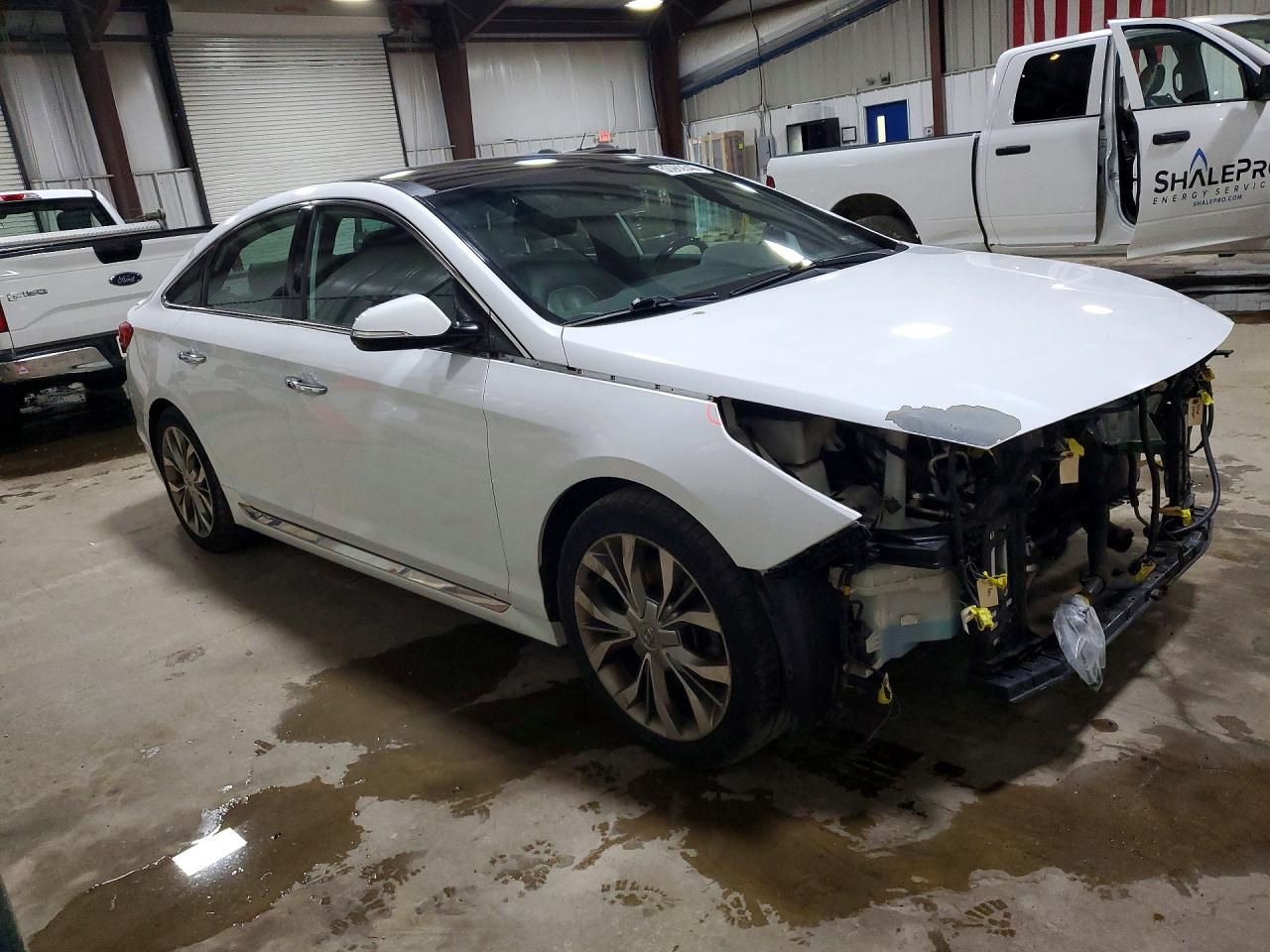 2015 Hyundai Sonata Limited 2.0t White vin: 5NPE34AB2FH125808