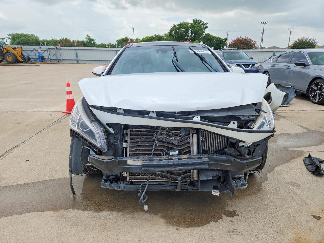 2015 Hyundai Sonata Limited 2.0t White vin: 5NPE34AB2FH149672