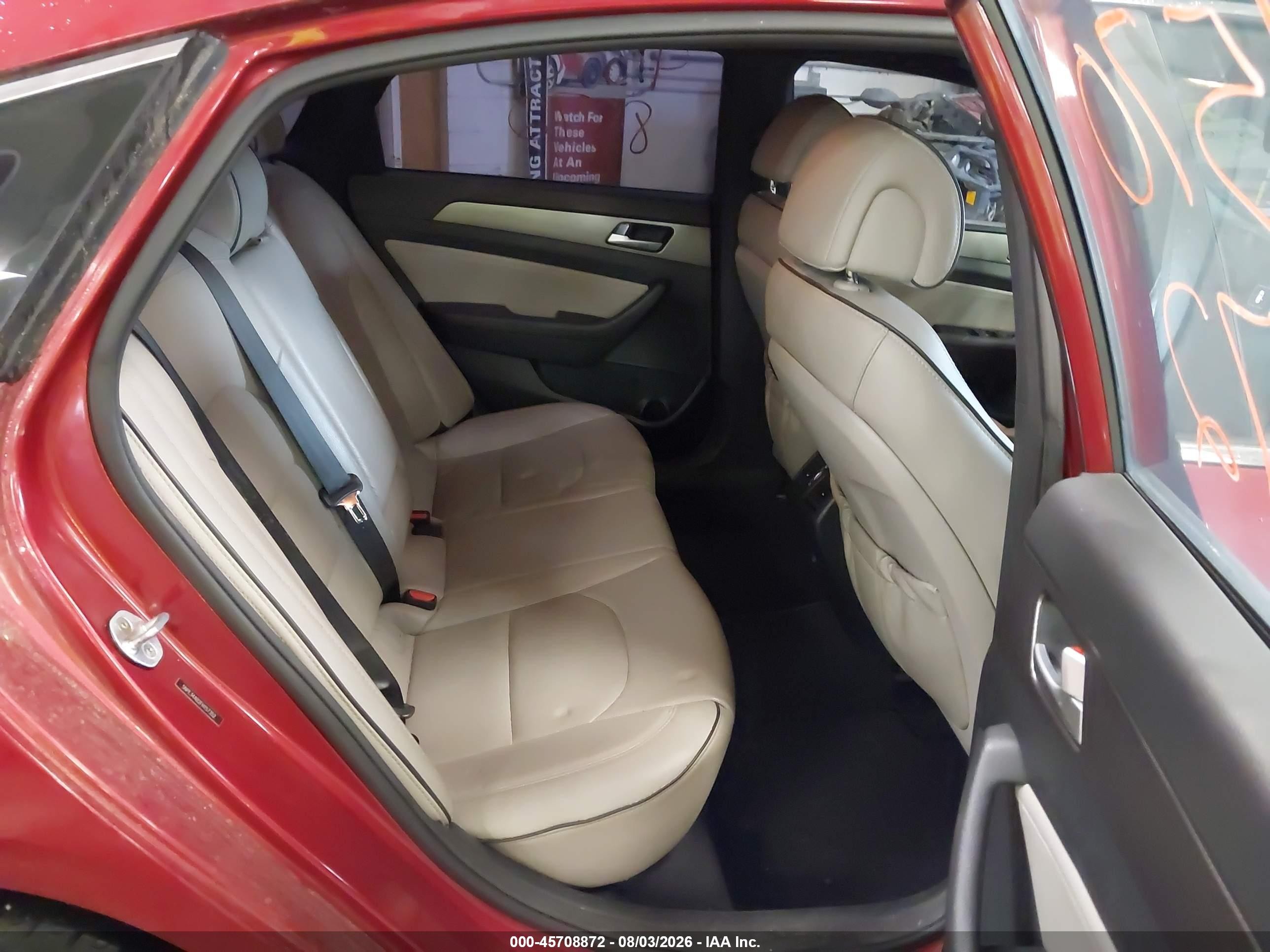 2015 Hyundai Sonata Sport 2.0t Красный vin: 5NPE34AB2FH157352