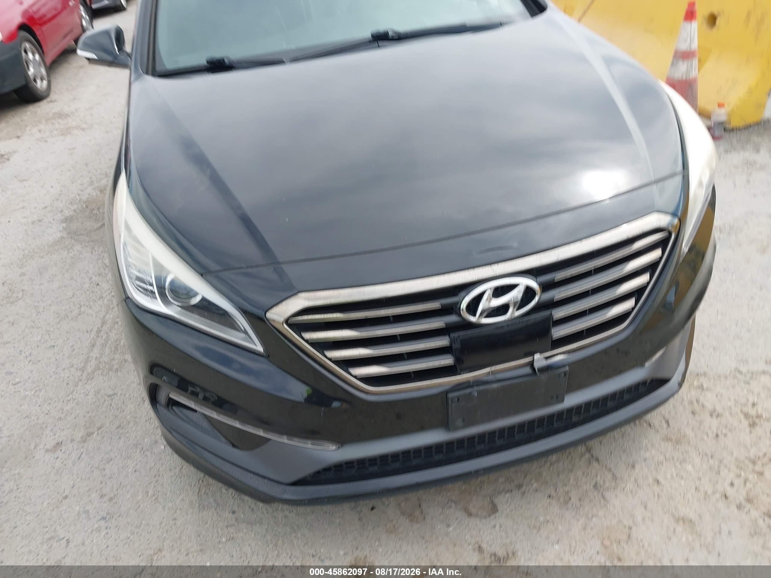 2015 Hyundai Sonata Limited 2.0t Black vin: 5NPE34AB2FH253627