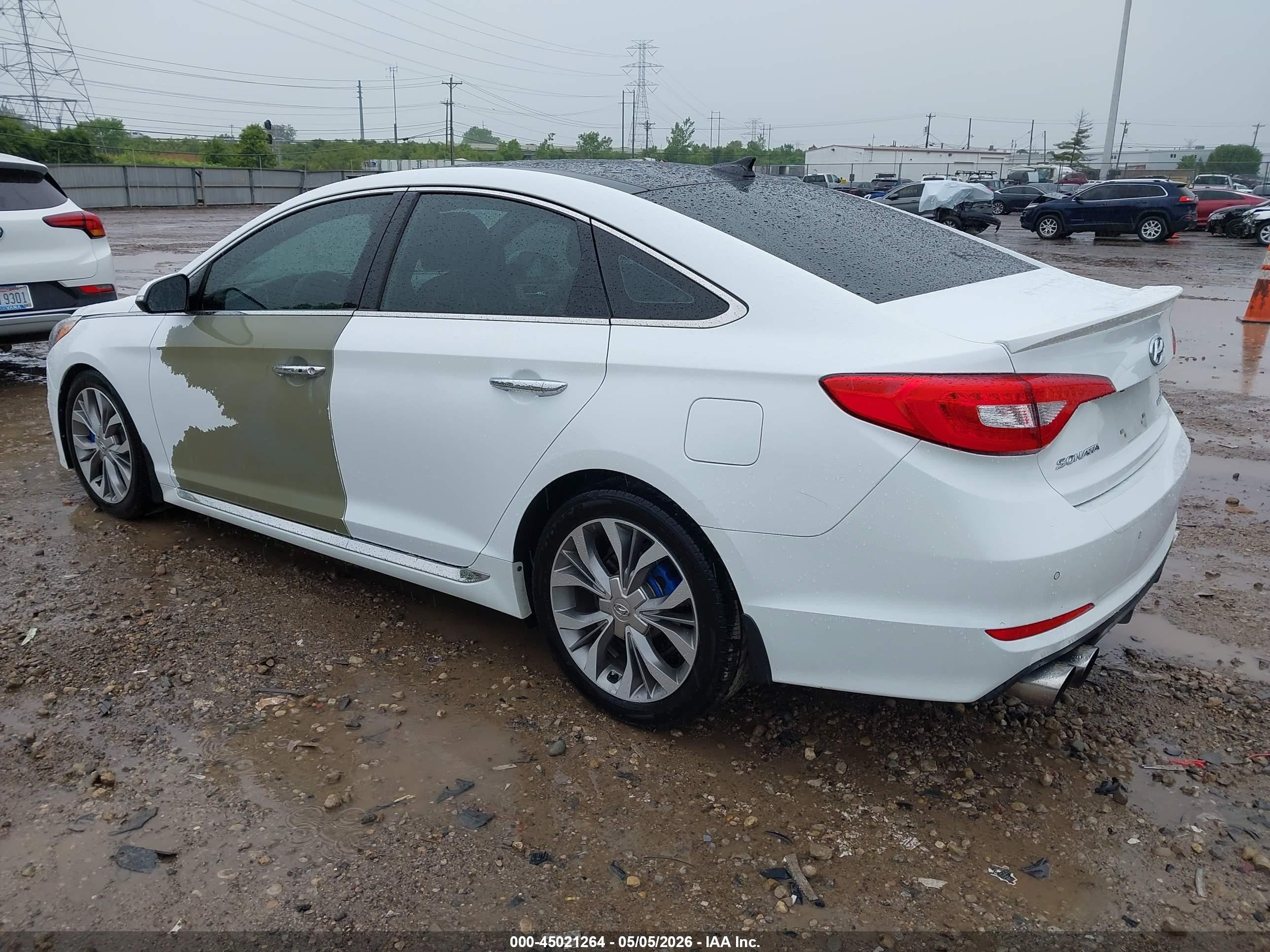 2017 Hyundai Sonata Limited 2.0t White vin: 5NPE34AB2HH499158