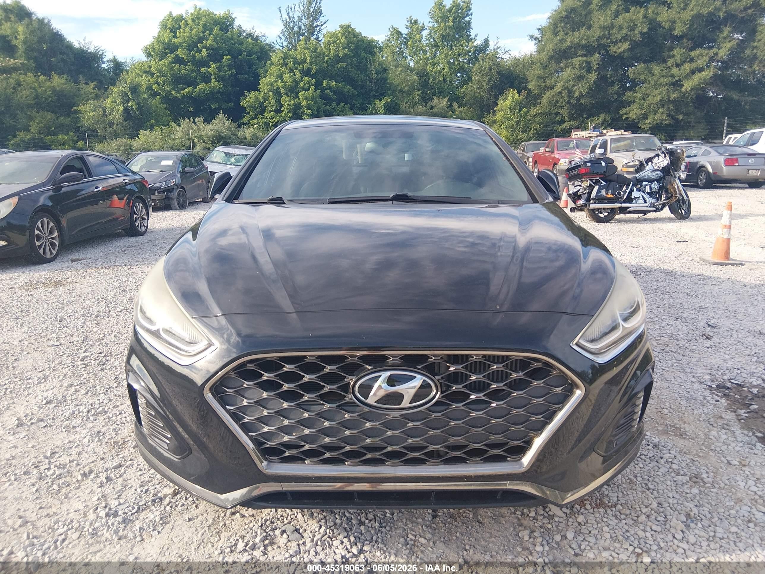 2018 Hyundai Sonata Sport 2.0t Черный vin: 5NPE34AB2JH681657