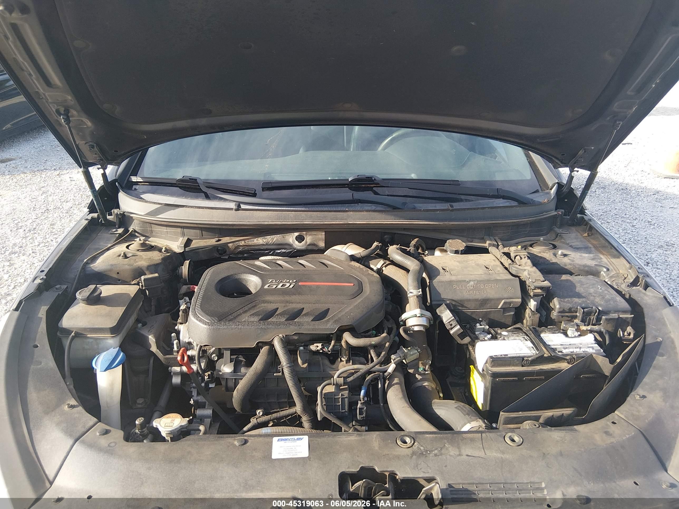 2018 Hyundai Sonata Sport 2.0t Черный vin: 5NPE34AB2JH681657