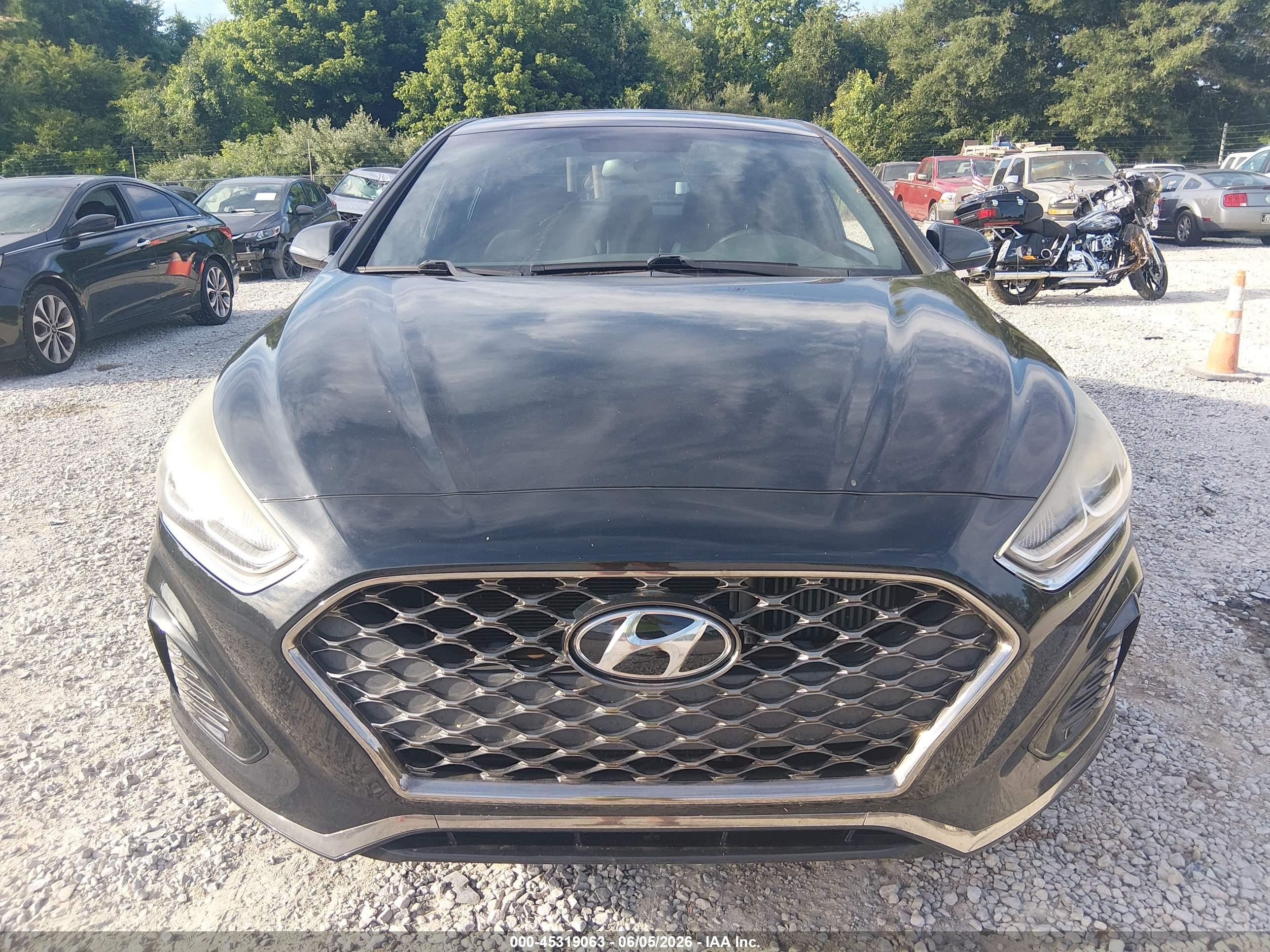 2018 Hyundai Sonata Sport 2.0t Черный vin: 5NPE34AB2JH681657