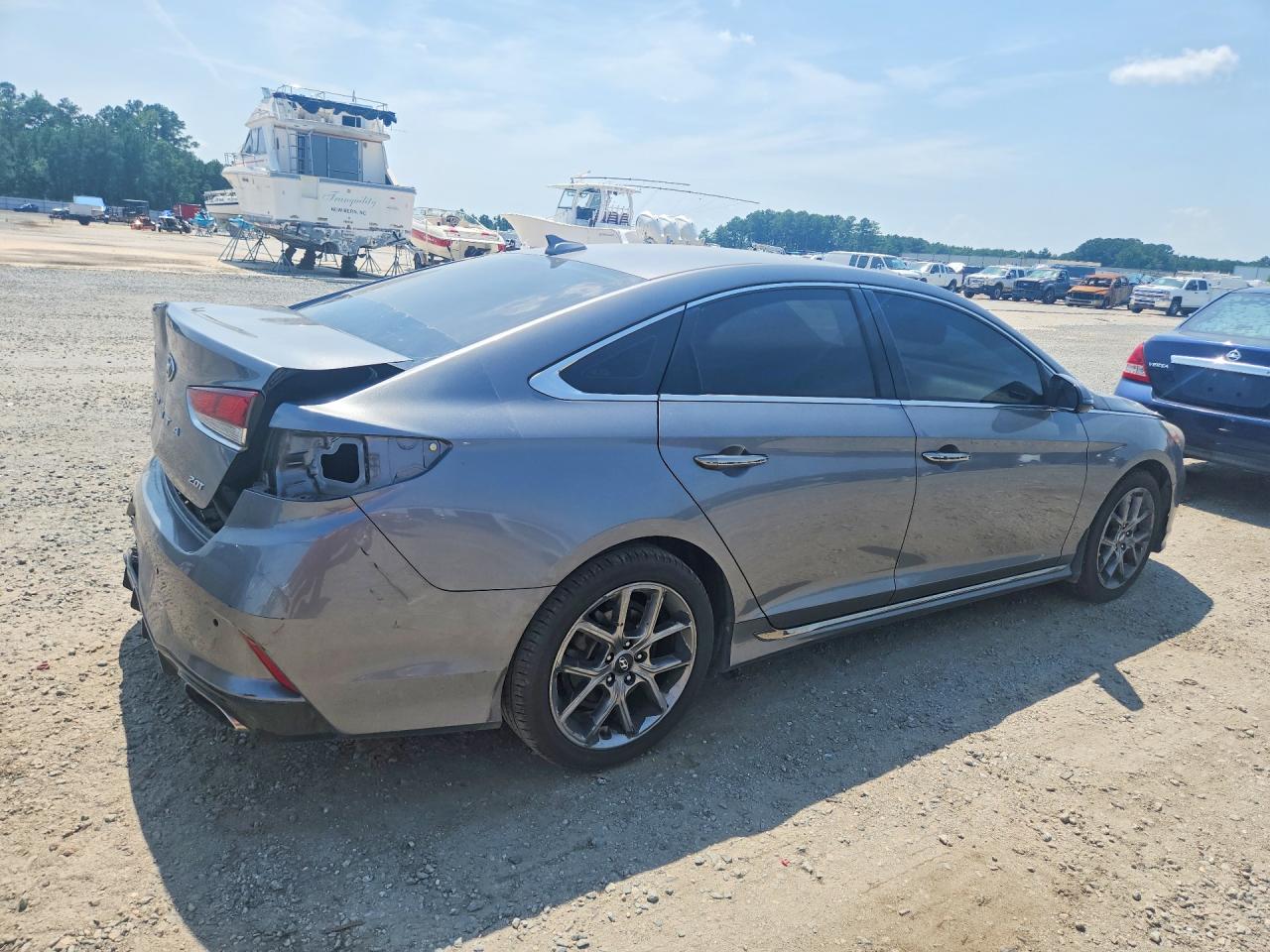 2018 Hyundai Sonata Limited 2.0t Серебряный vin: 5NPE34AB2JH682324