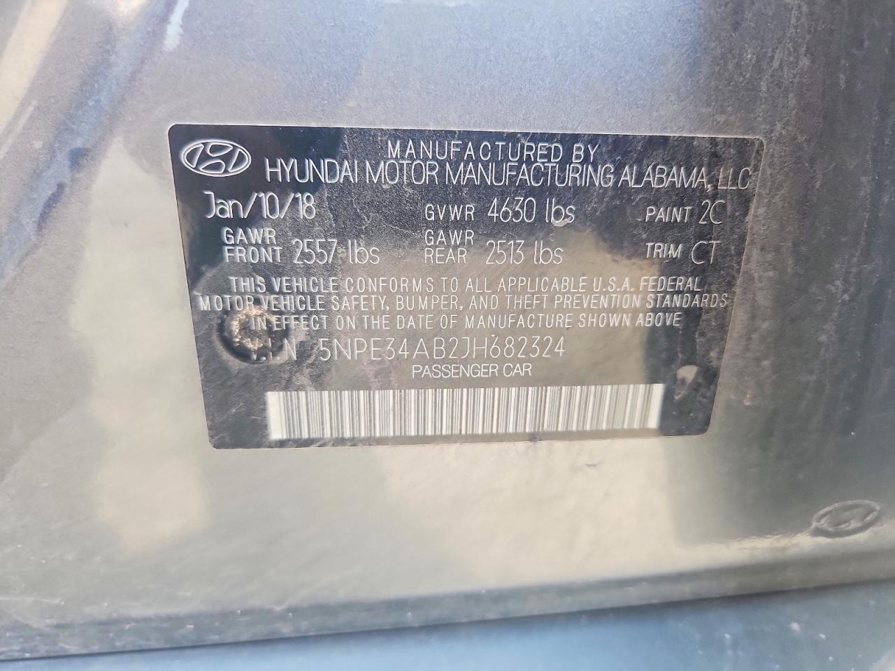2018 Hyundai Sonata Limited 2.0t Серебряный vin: 5NPE34AB2JH682324