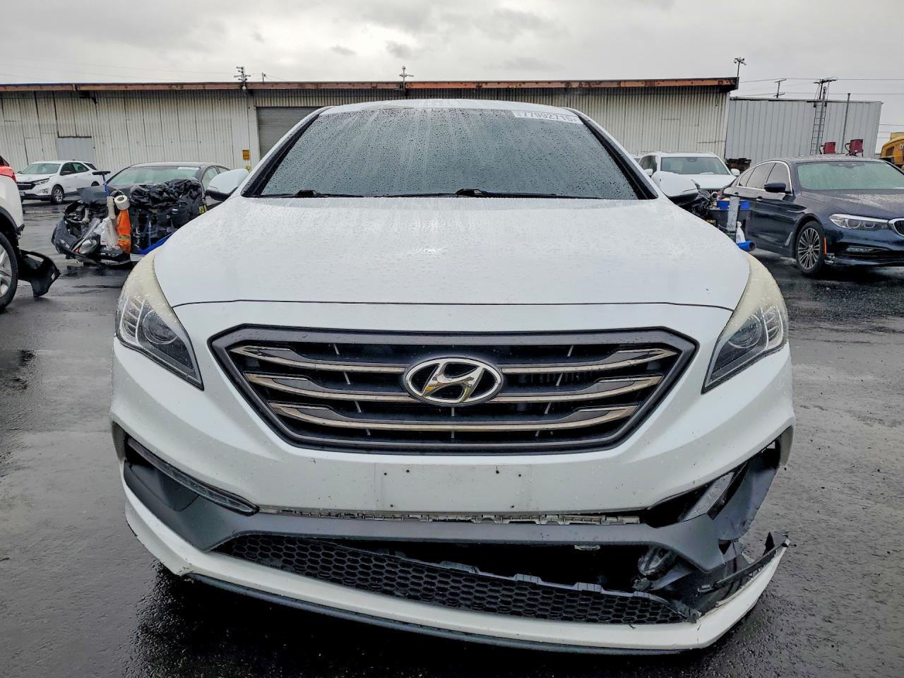 2015 Hyundai Sonata Sport White vin: 5NPE34AB3FH043151