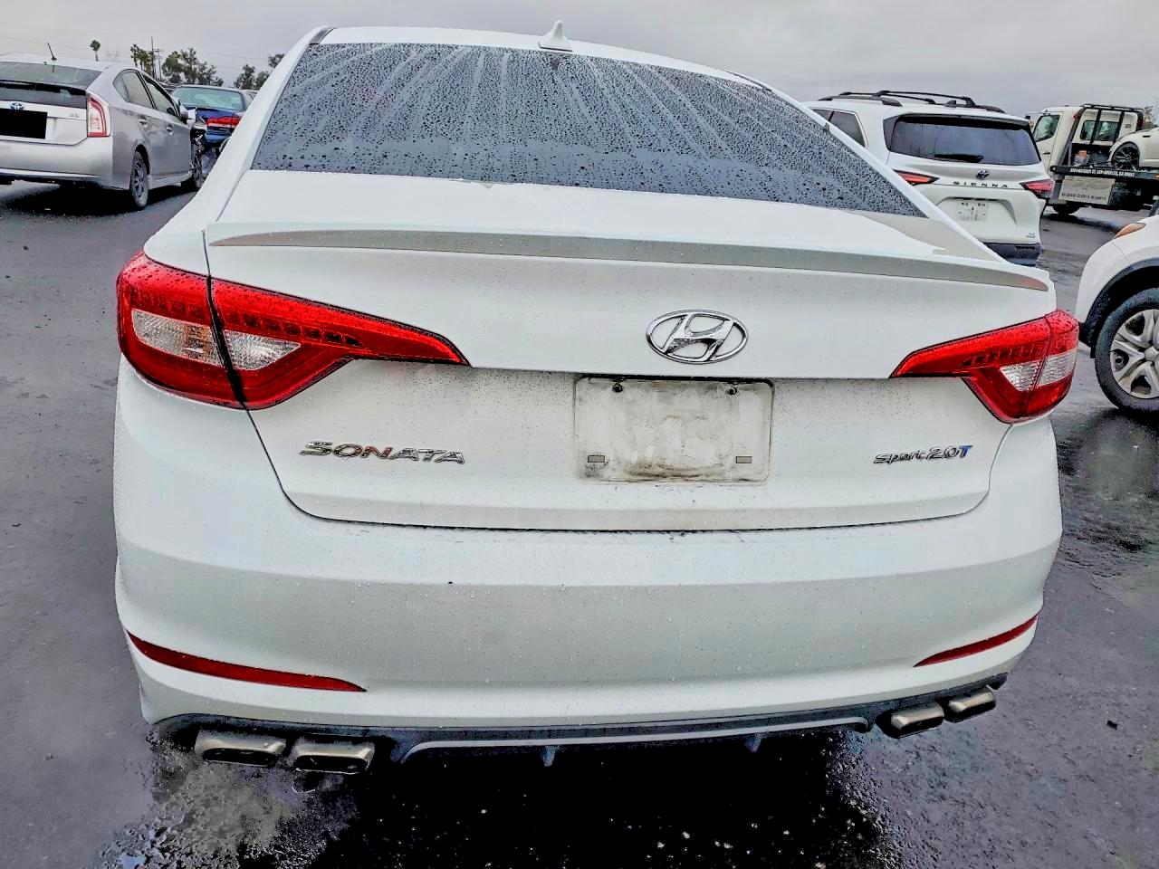 2015 Hyundai Sonata Sport White vin: 5NPE34AB3FH043151