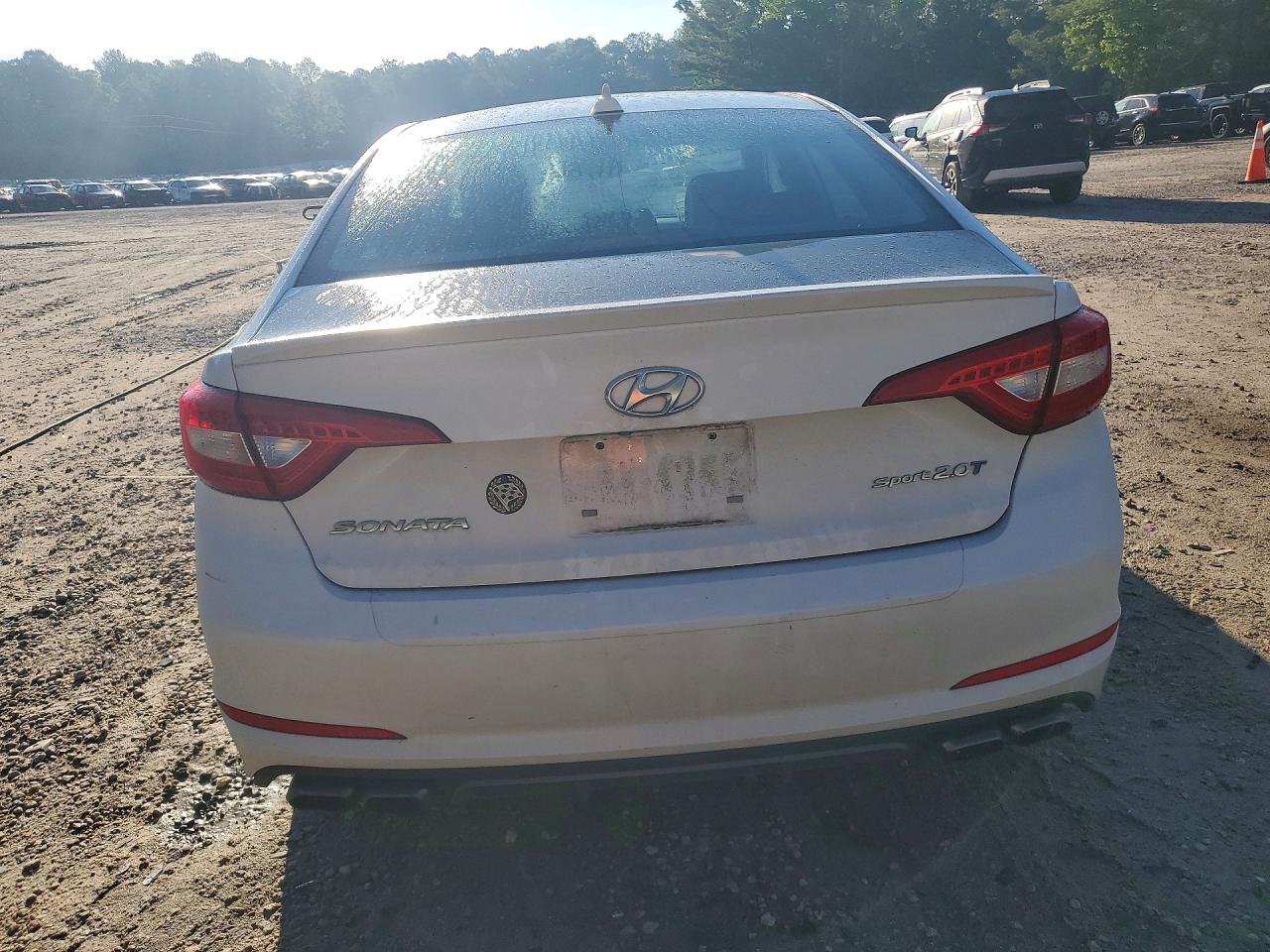2015 Hyundai Sonata Sport 2.0t White vin: 5NPE34AB3FH065313