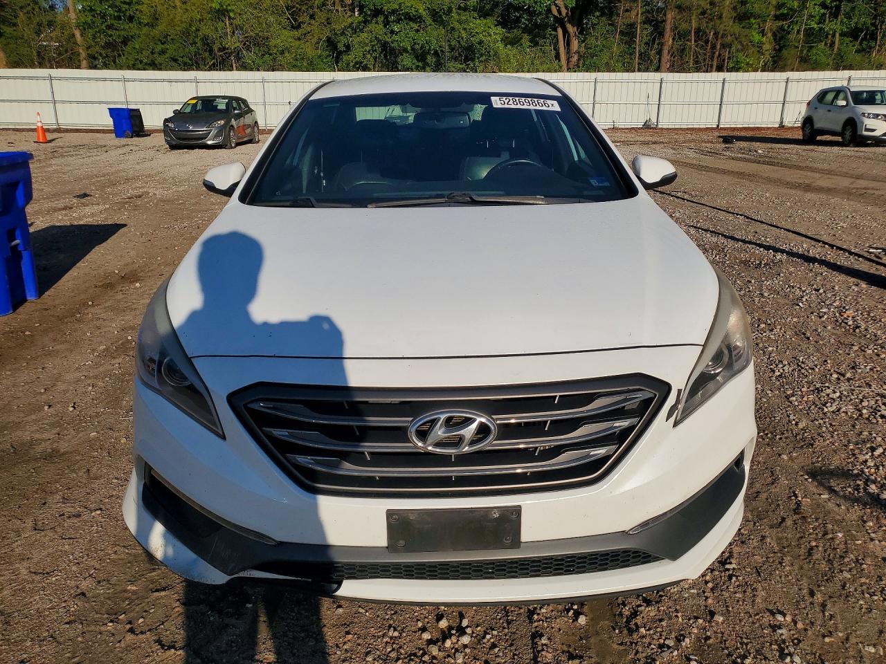 2015 Hyundai Sonata Sport 2.0t White vin: 5NPE34AB3FH065313