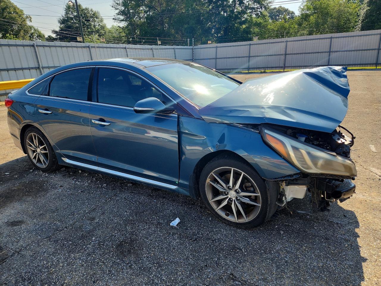 2015 Hyundai Sonata Sport 2.0t Blue vin: 5NPE34AB3FH066655