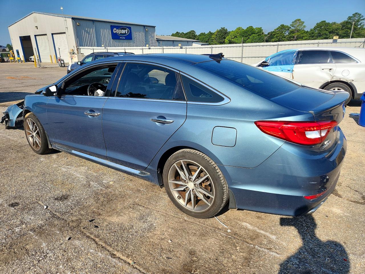 2015 Hyundai Sonata Sport 2.0t Blue vin: 5NPE34AB3FH066655