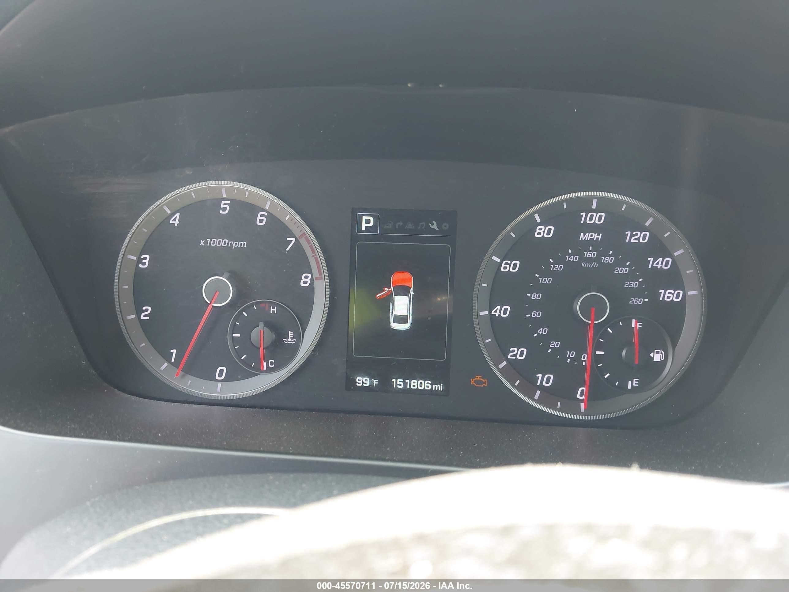 2015 Hyundai Sonata Limited 2.0t Orange vin: 5NPE34AB3FH134159