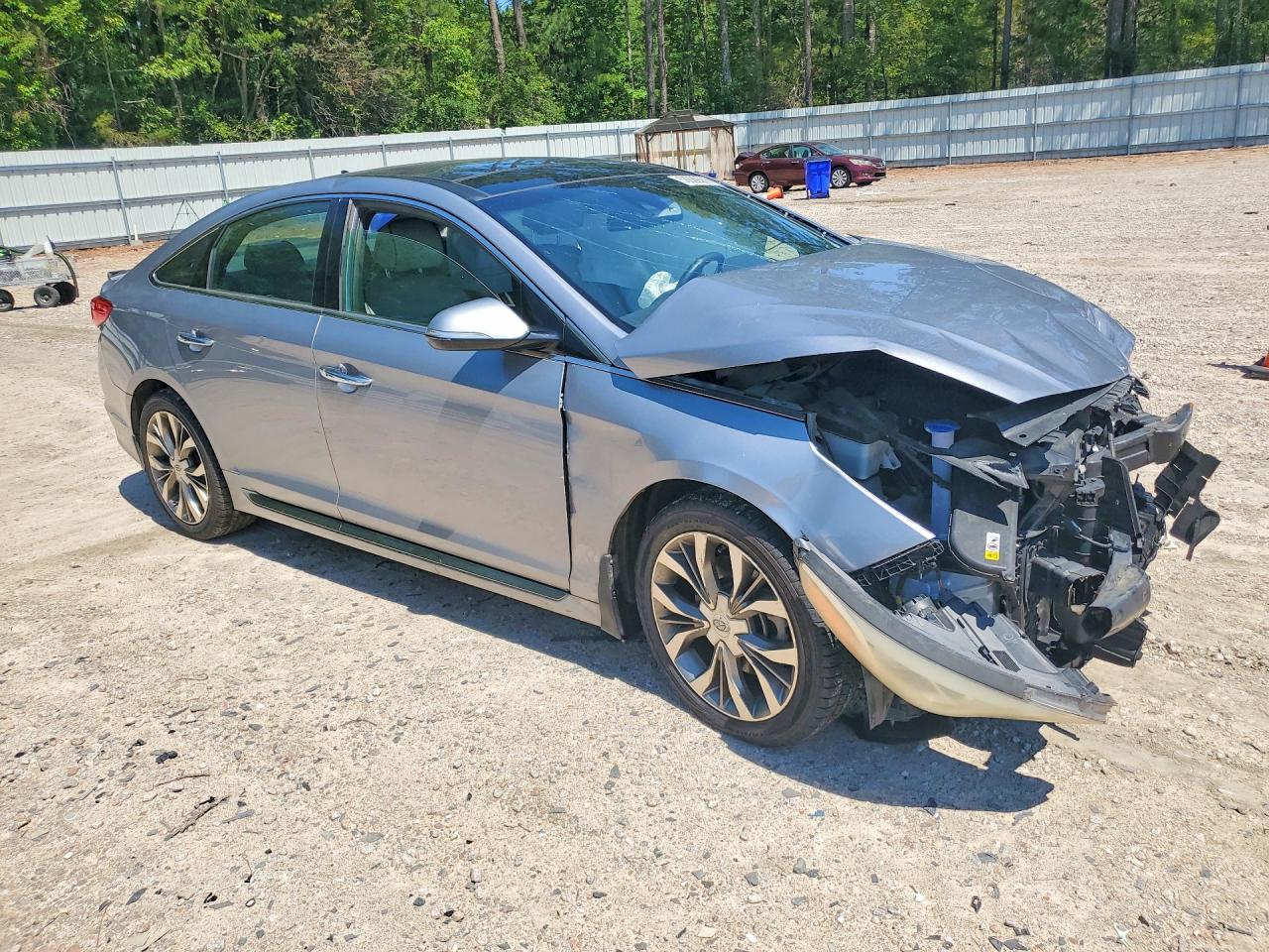 2015 Hyundai Sonata Limited 2.0t Silver vin: 5NPE34AB3FH135960