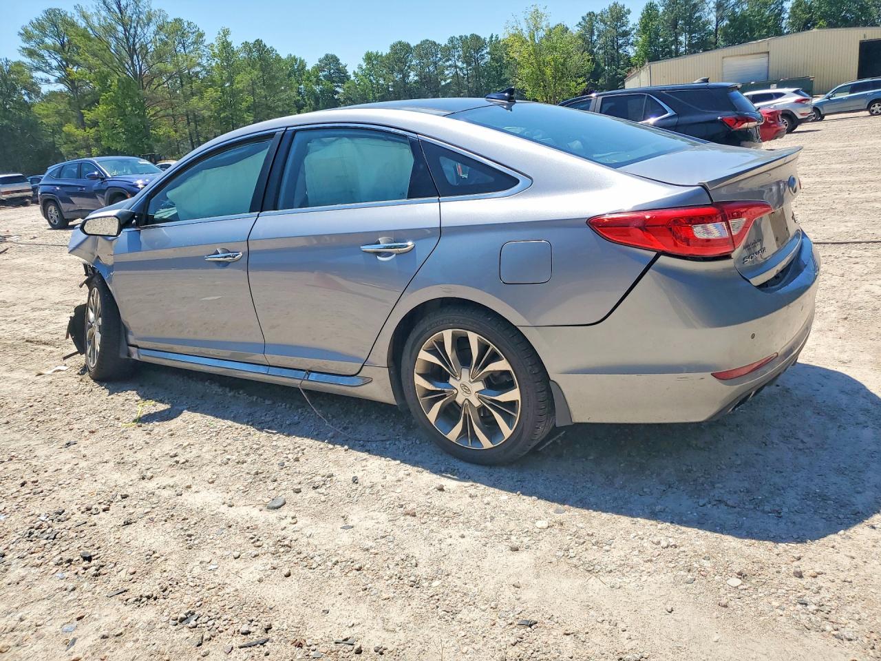 2015 Hyundai Sonata Limited 2.0t Silver vin: 5NPE34AB3FH135960