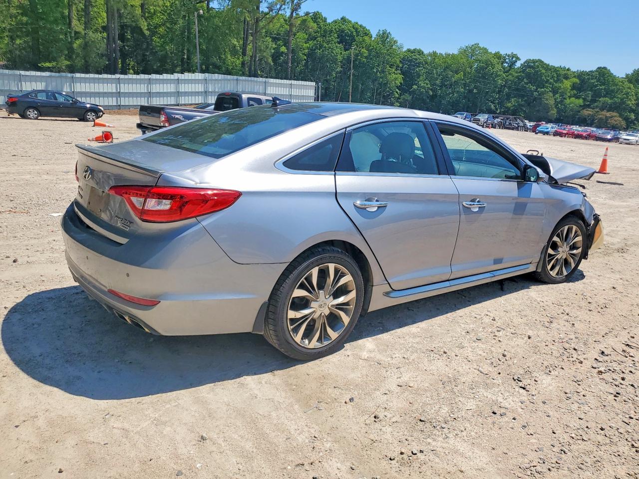 2015 Hyundai Sonata Limited 2.0t Silver vin: 5NPE34AB3FH135960