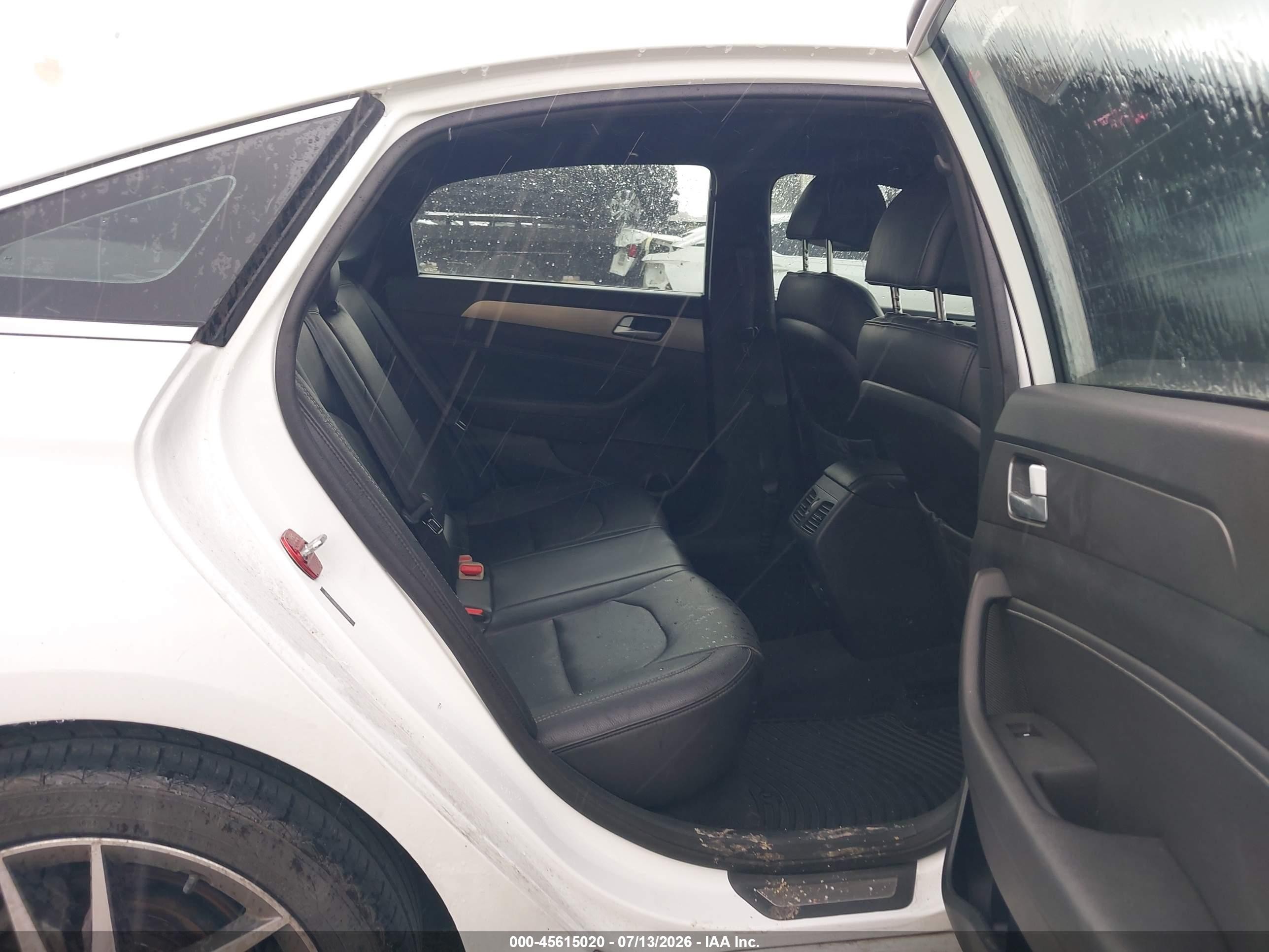 2015 Hyundai Sonata Sport 2.0t Белый vin: 5NPE34AB3FH162334