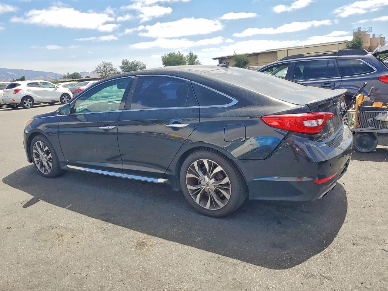 2015 Hyundai Sonata Limited 2.0t Black vin: 5NPE34AB3FH165315