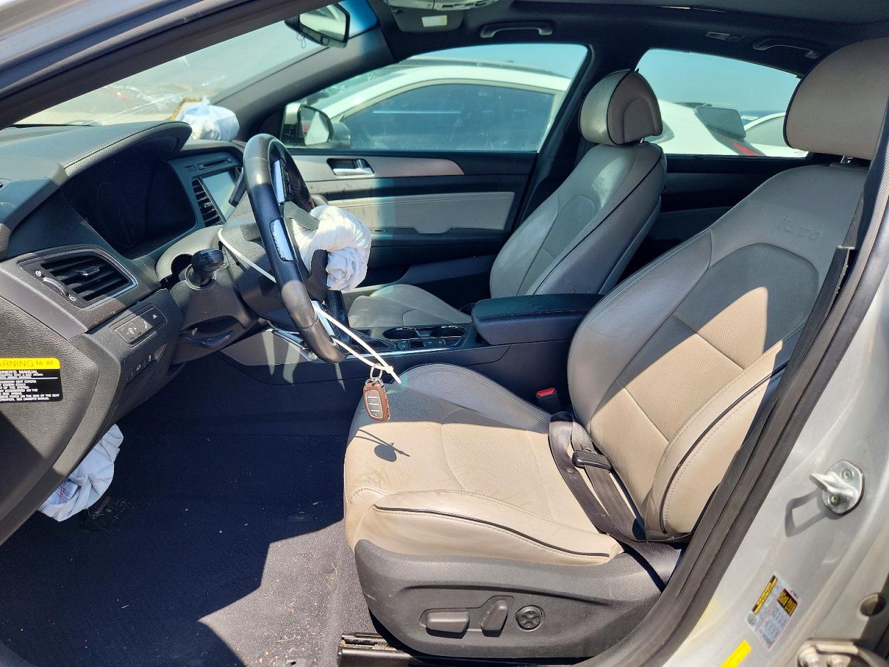 2015 Hyundai Sonata Limited 2.0t Серебряный vin: 5NPE34AB3FH167372