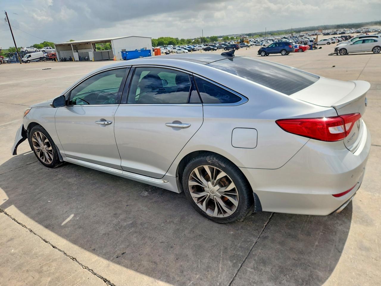 2015 Hyundai Sonata Limited 2.0t Серебряный vin: 5NPE34AB3FH167372