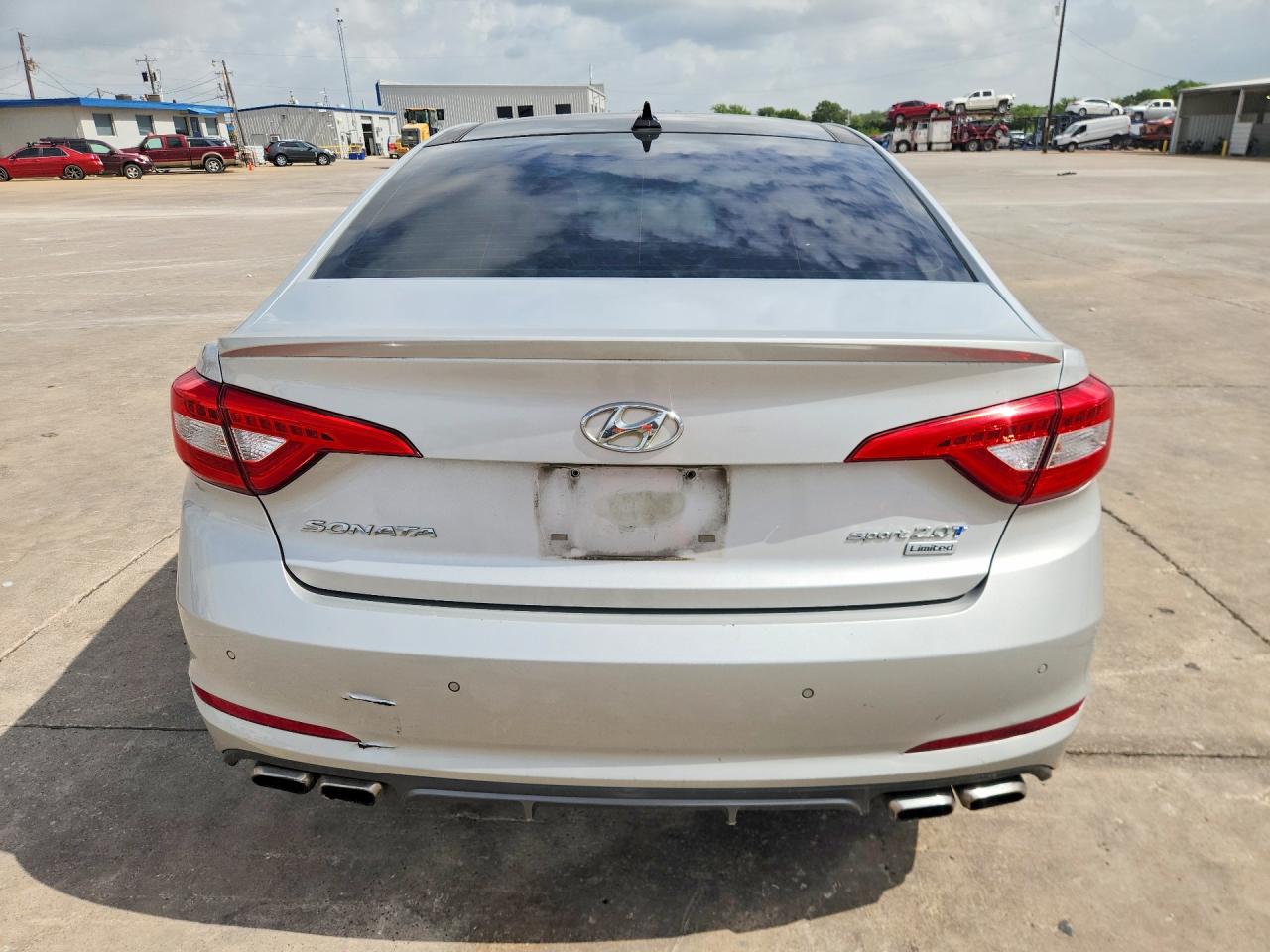 2015 Hyundai Sonata Limited 2.0t Серебряный vin: 5NPE34AB3FH167372