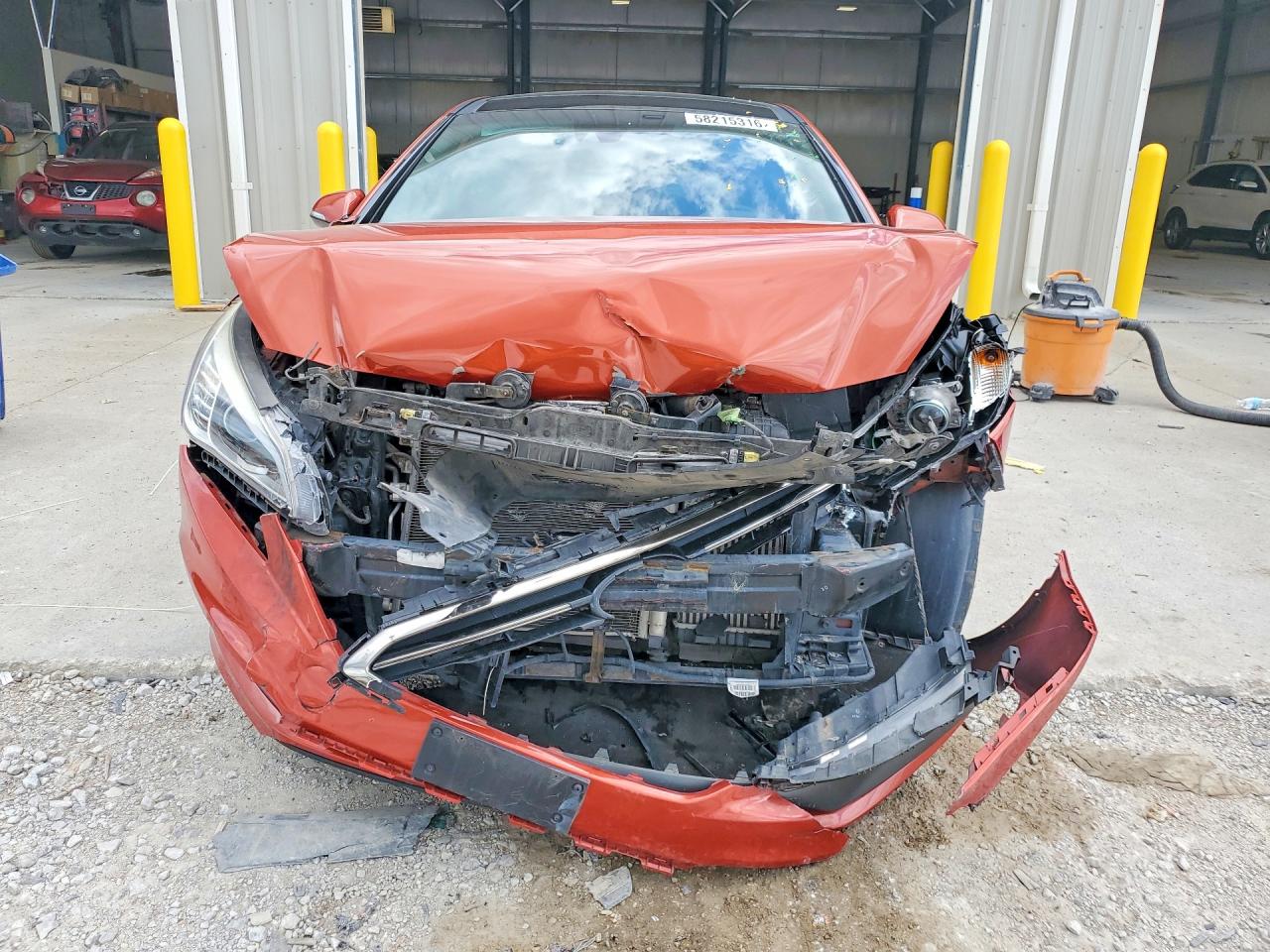 2015 Hyundai Sonata Limited 2.0t Orange vin: 5NPE34AB3FH167601