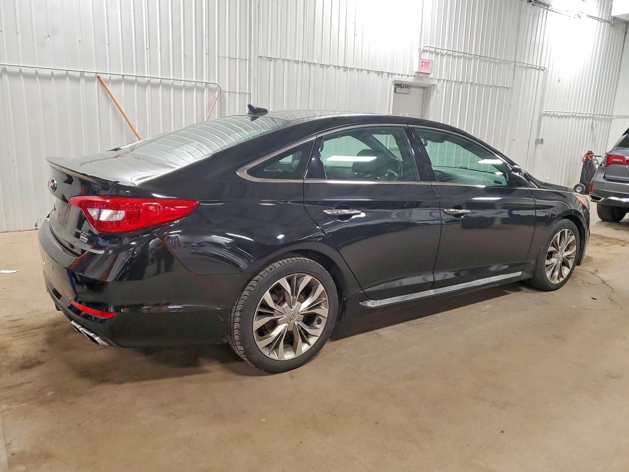 2015 Hyun Sonata Black vin: 5NPE34AB3FH200130