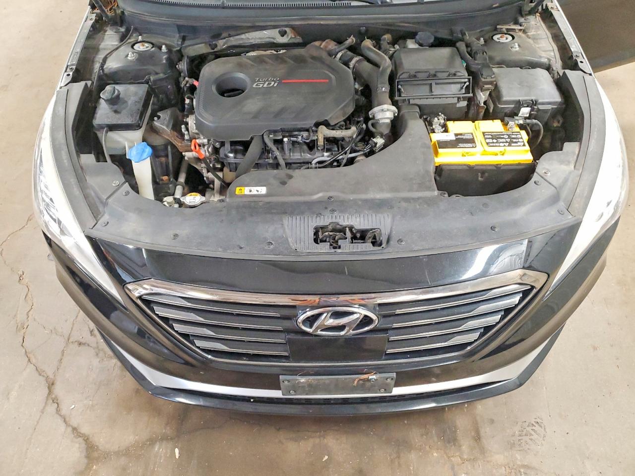 2015 Hyun Sonata Black vin: 5NPE34AB3FH200130