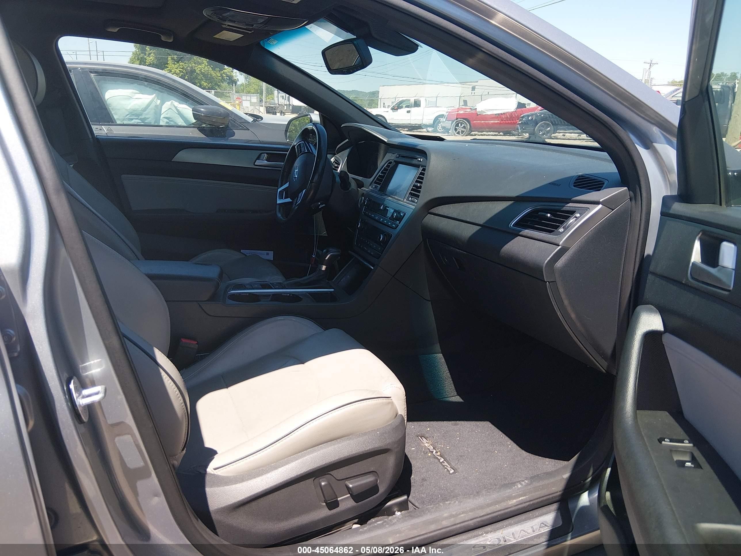 2015 Hyundai Sonata Limited 2.0t Gray vin: 5NPE34AB3FH210544