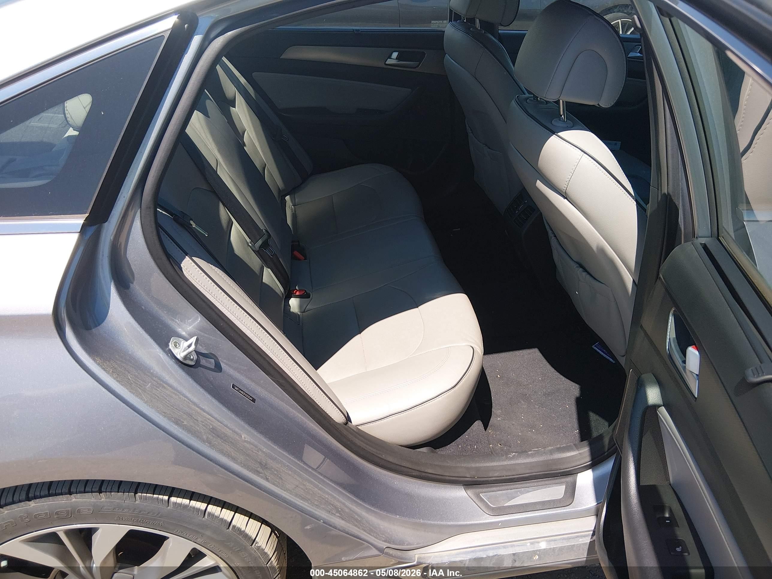 2015 Hyundai Sonata Limited 2.0t Gray vin: 5NPE34AB3FH210544