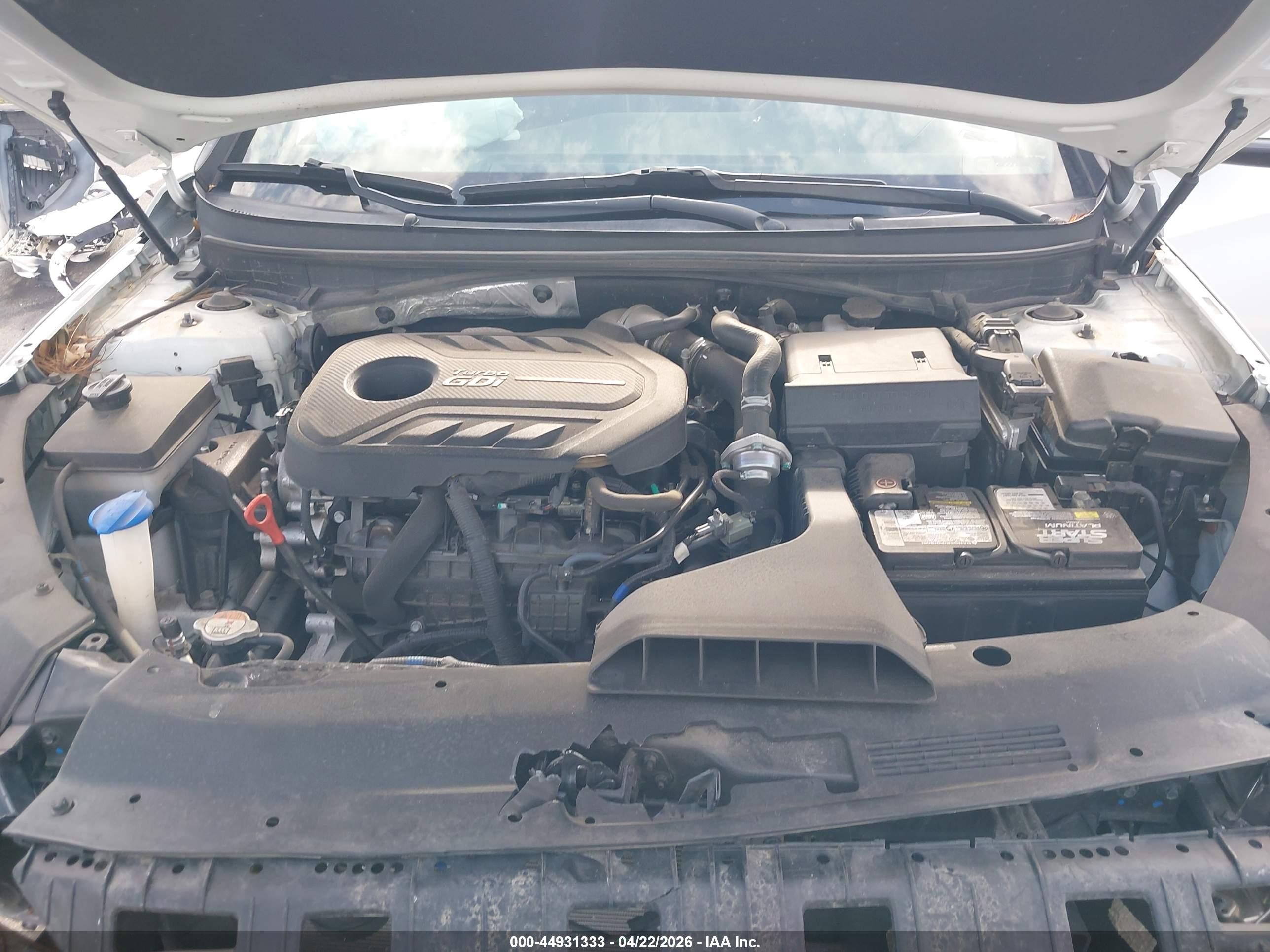 2018 Hyundai Sonata Sport 2.0t White vin: 5NPE34AB3JH634895