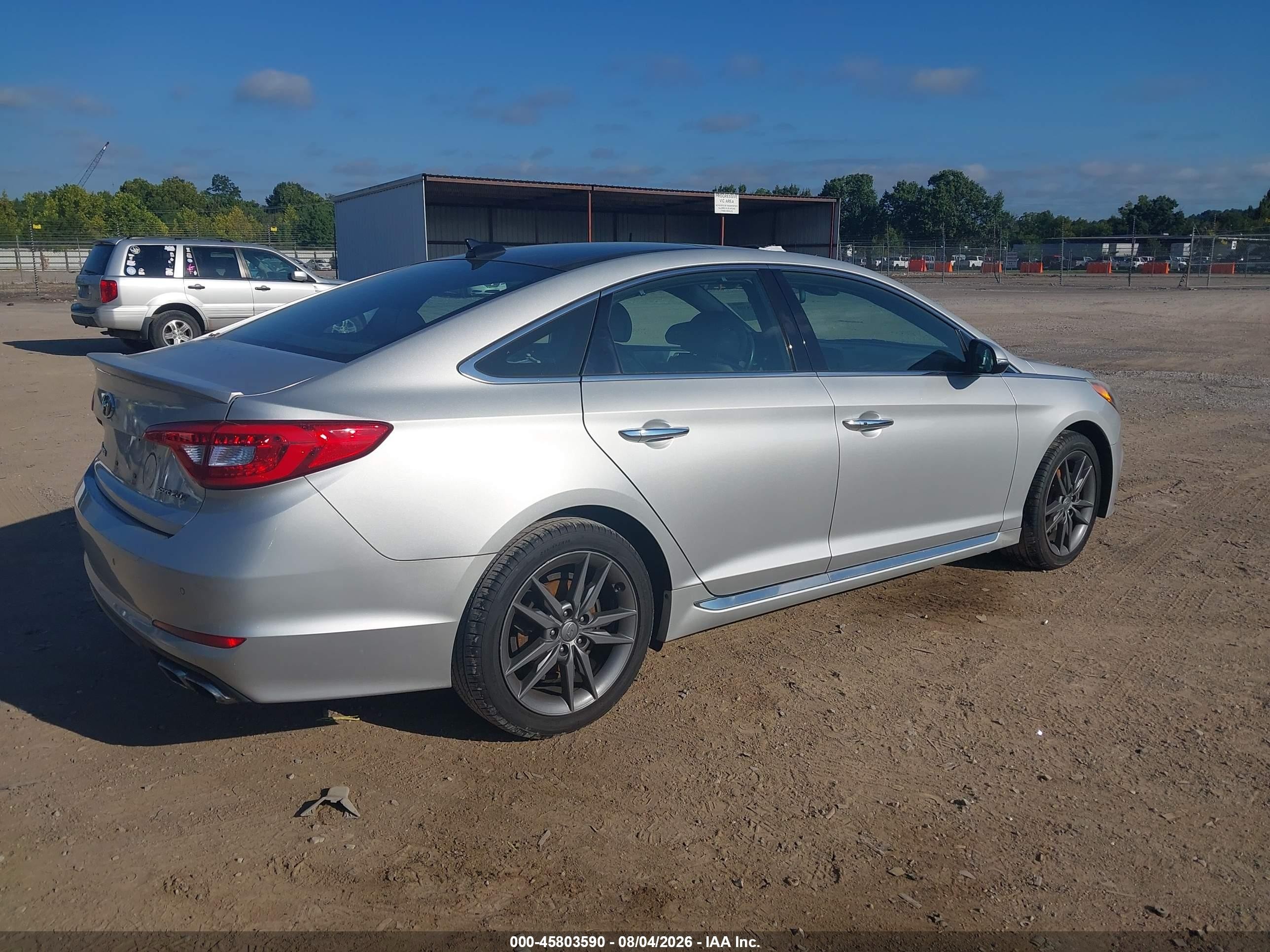 2015 Hyundai Sonata Sport 2.0t Gray vin: 5NPE34AB4FH059830