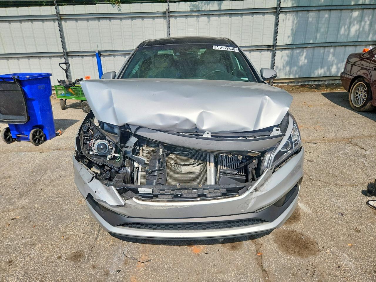 2015 Hyundai Sonata Limited 2.0t Silver vin: 5NPE34AB4FH125499