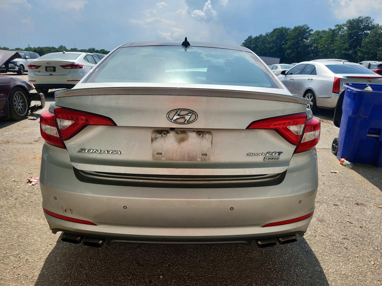 2015 Hyundai Sonata Limited 2.0t Silver vin: 5NPE34AB4FH125499